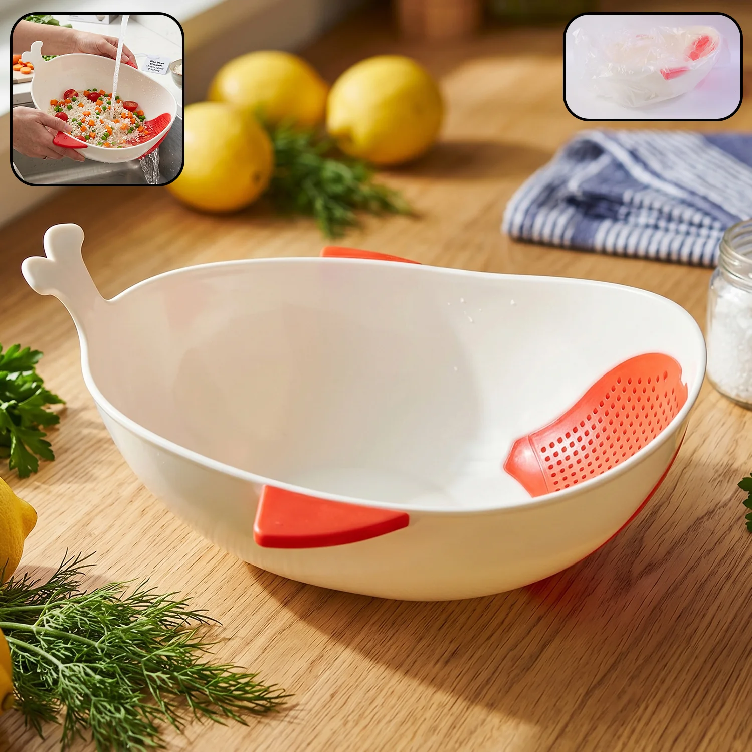 Fish-Shaped Rice Drainer – Multi-Use Kitchen Strainer | Vastate - Image 4