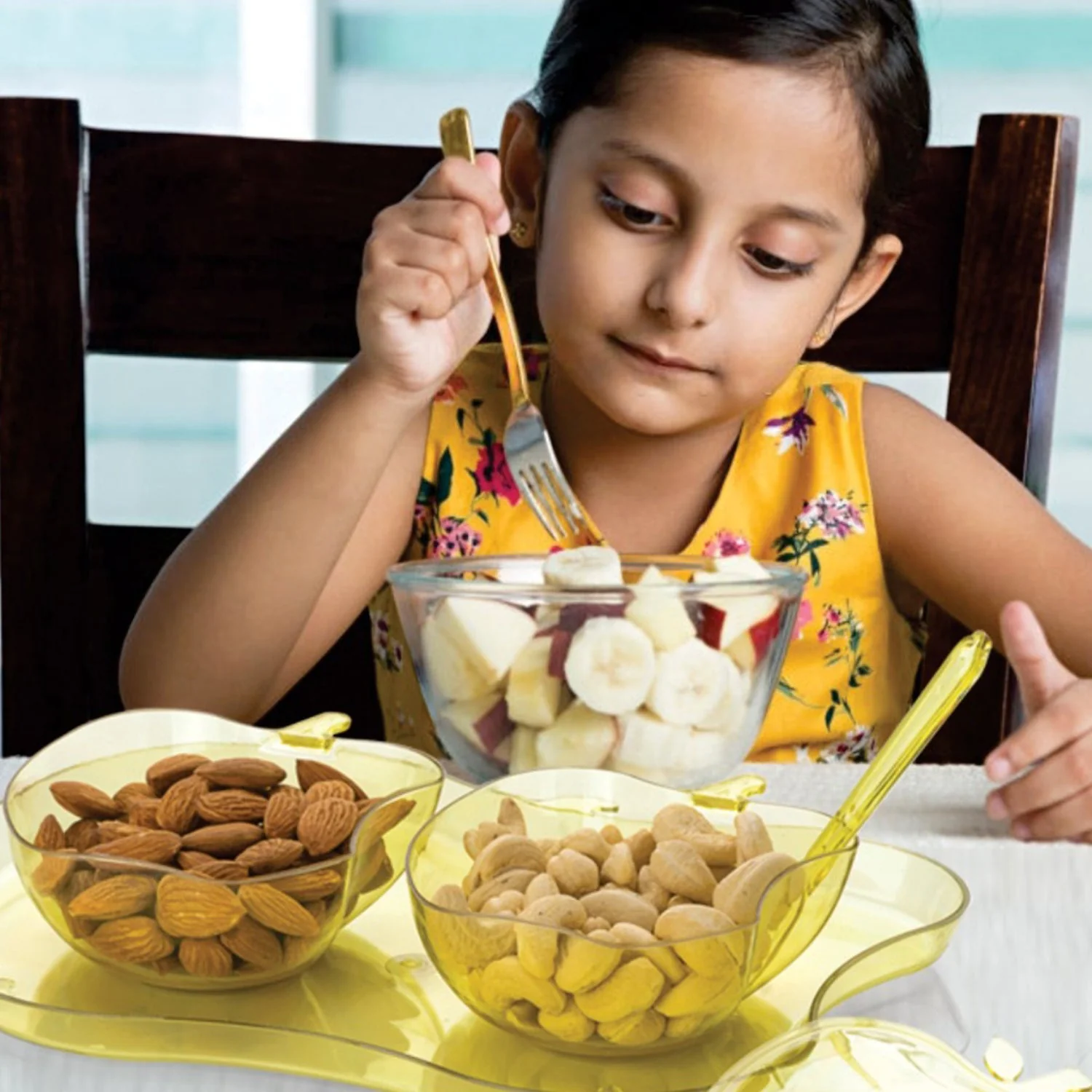 Apple Shape Serving Set – 2Pc Dinnerware | Indo Glow - Image 7