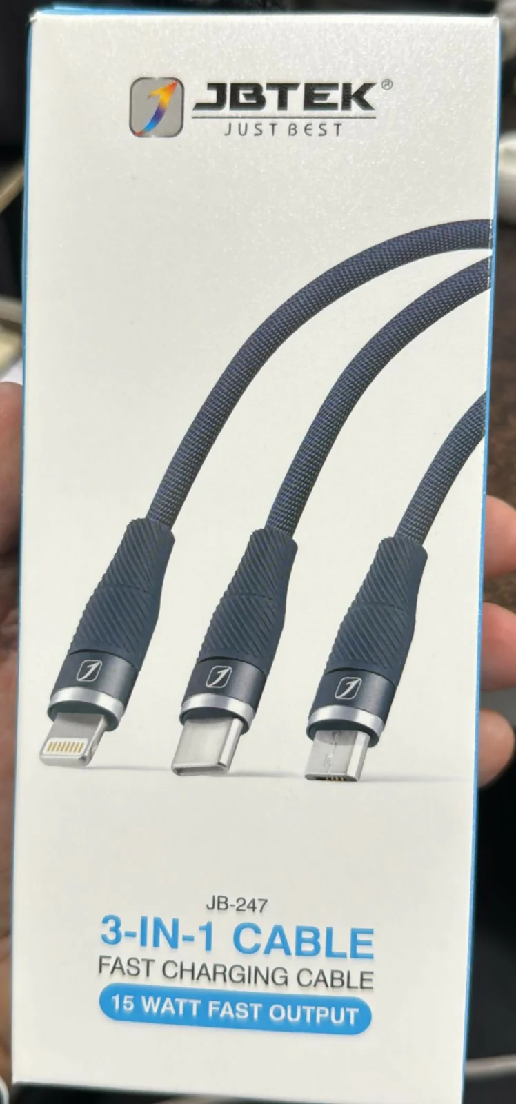 3-in-1 Charging Cable – Fast, Durable & Universal Compatibility - Image 2