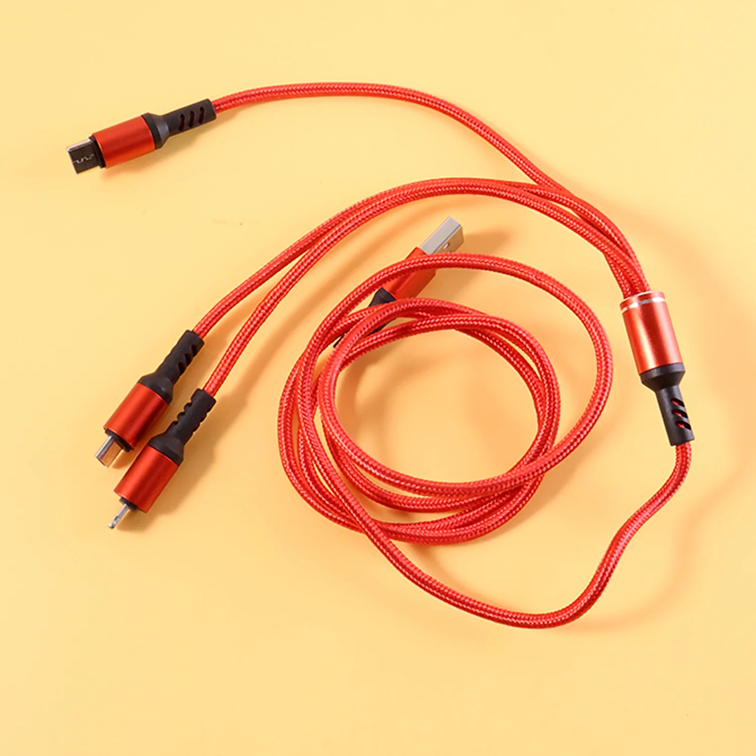 3-in-1 Multi Charging Cable – Durable Braided Universal Charger - Image 3