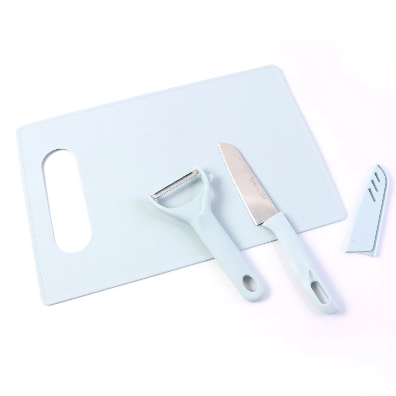 Kitchen Knife Set – 3 in 1 Knife, Chopping Board & Peeler - Image 5
