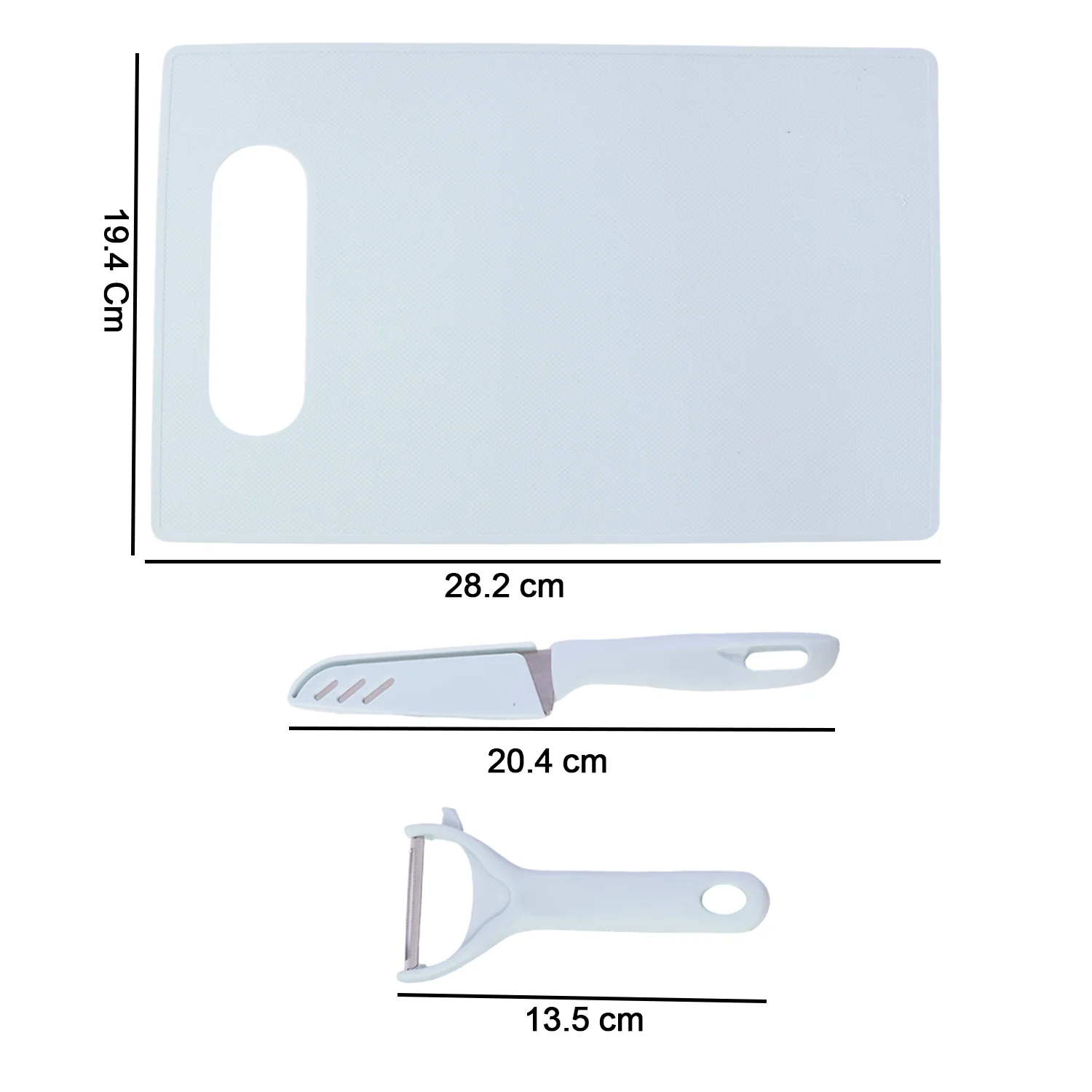 Kitchen Knife Set – 3 in 1 Knife, Chopping Board & Peeler - Image 6
