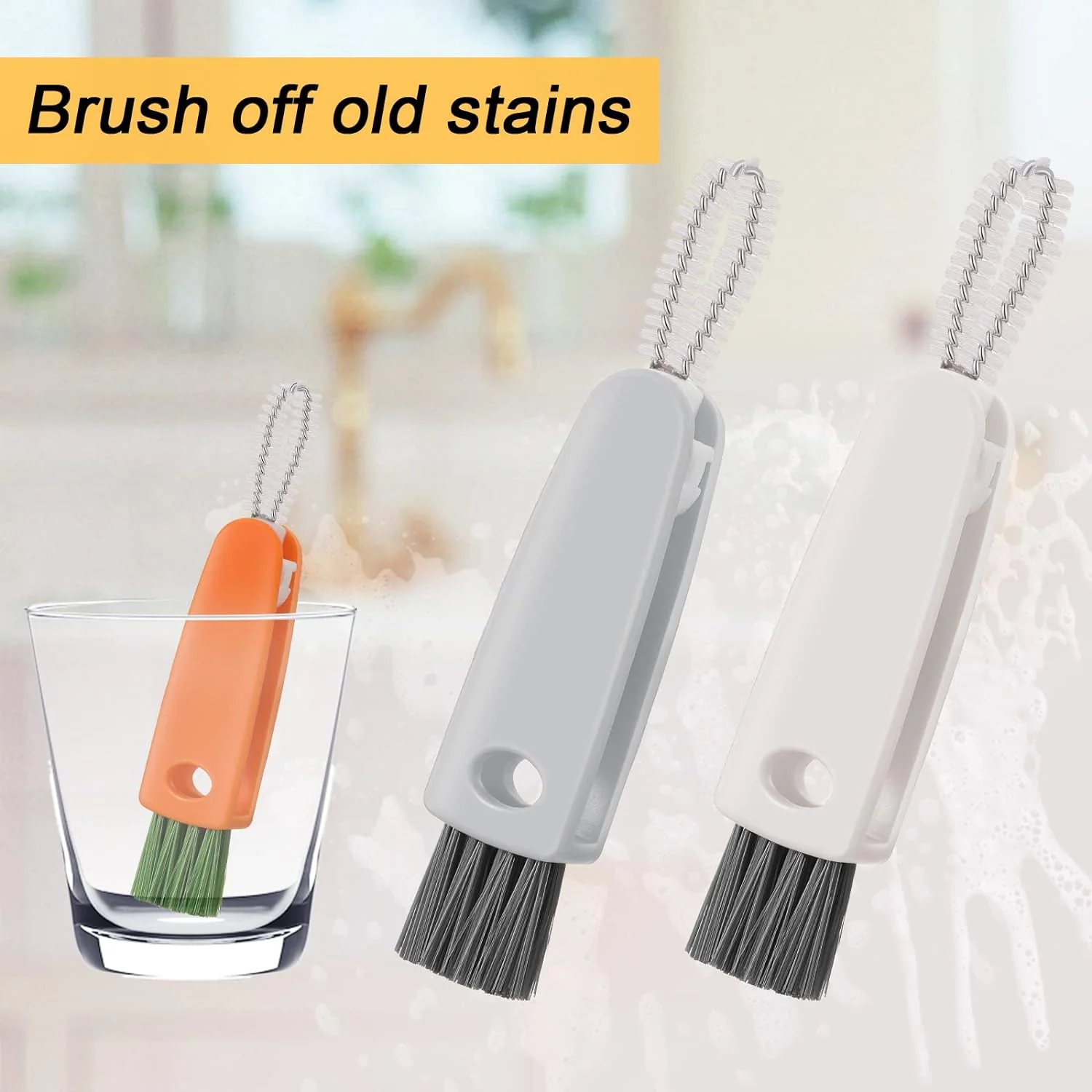 Bottle Cleaning Brush – 3-in-1 Multifunctional | SparkleTidy - Image 5