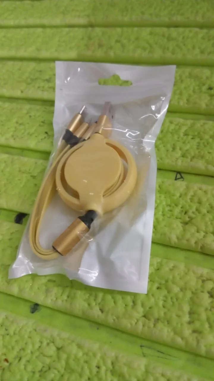 Retractable Charging Cable – 3-in-1 Universal Type C Micro USB | Indo Glow - Image 8