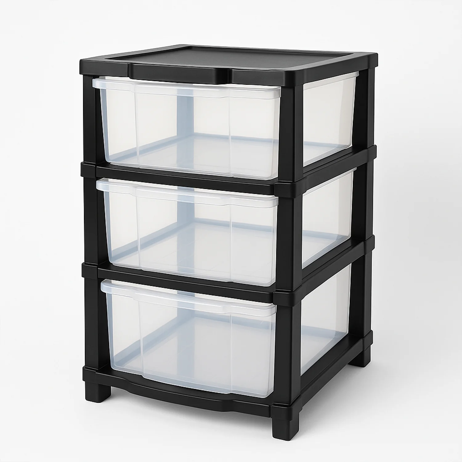 Transparent 3-Layer Drawer Organizer – Smooth Pull-Out Storage - Image 5