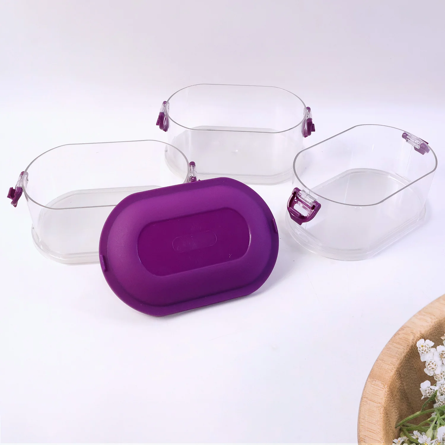 Airtight 3-Layer Stackable Food Storage Containers – Freshness & Space Saving - Image 7