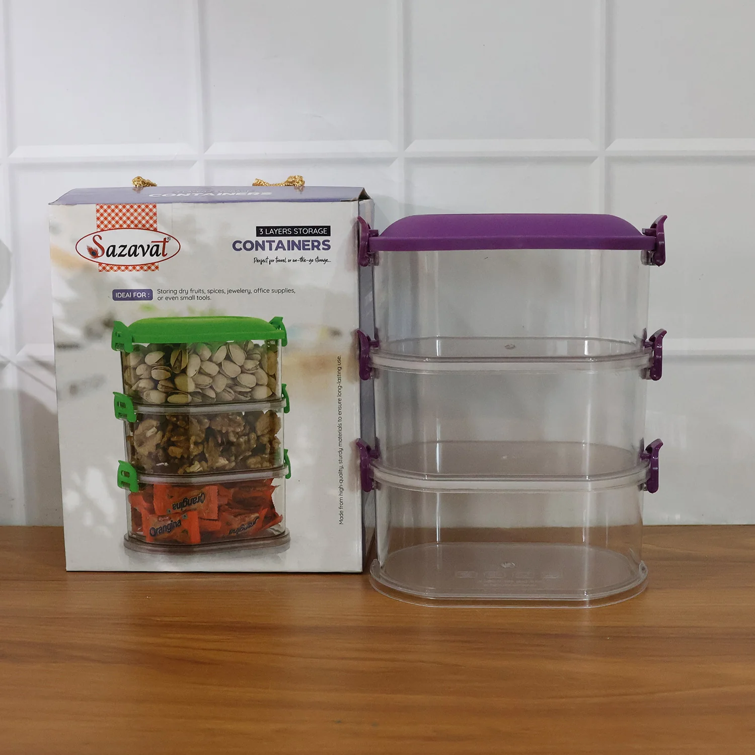 Airtight 3-Layer Stackable Food Storage Containers – Freshness & Space Saving - Image 8