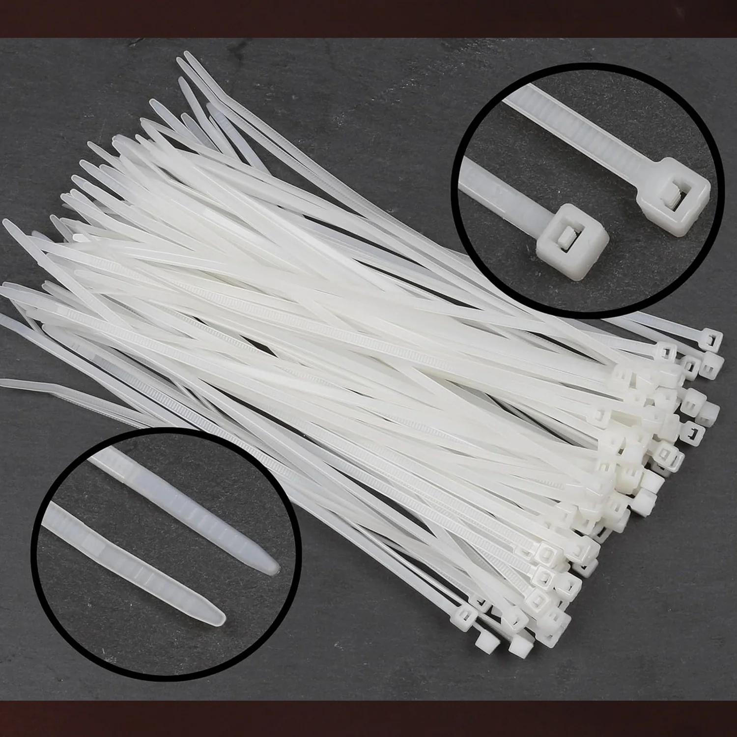 Nylon Cable Ties – 10 Inch Heavy Duty Self-Locking Black | Organivo - Image 6