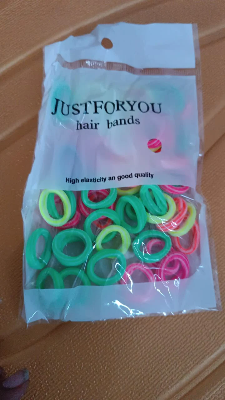 Multicolor Ponytail Rubber Bands – 50 Pcs, Damage-Free | Calm & Curl - Image 9