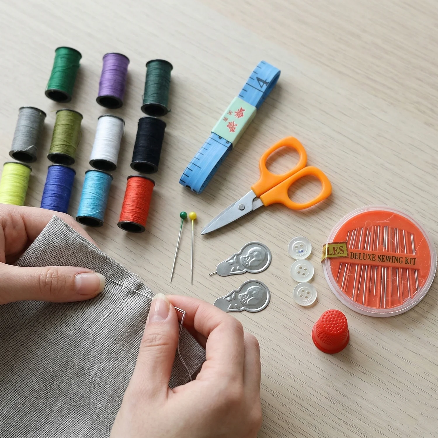 Mini Sewing Kit – 33 Pc Portable Stitching Set | FreshAura Homeware - Image 4