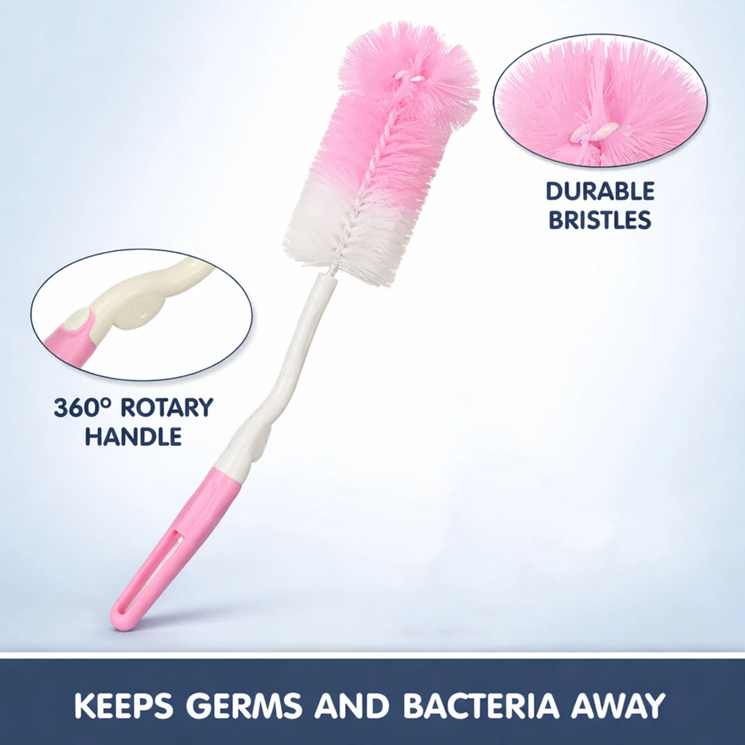 Bottle Cleaning Brush – 360° Rotary Handle for Thorough Cleaning - Image 8
