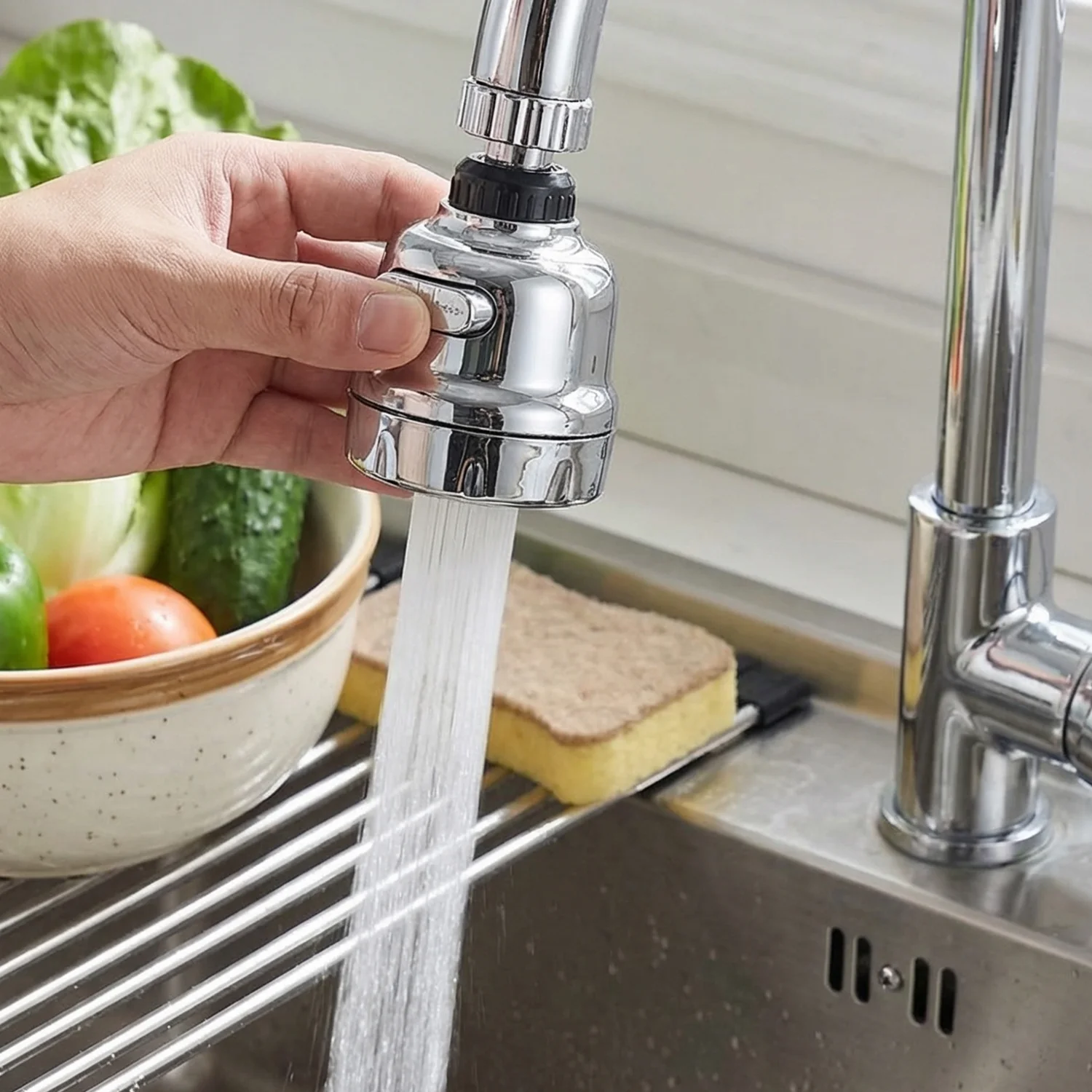 Kitchen Faucet Sprayer Head – 3 Water Modes for Versatile Use - Image 3