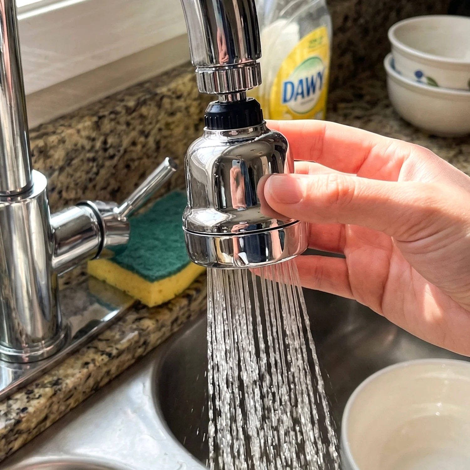 Kitchen Faucet Sprayer Head – 3 Water Modes for Versatile Use - Image 5