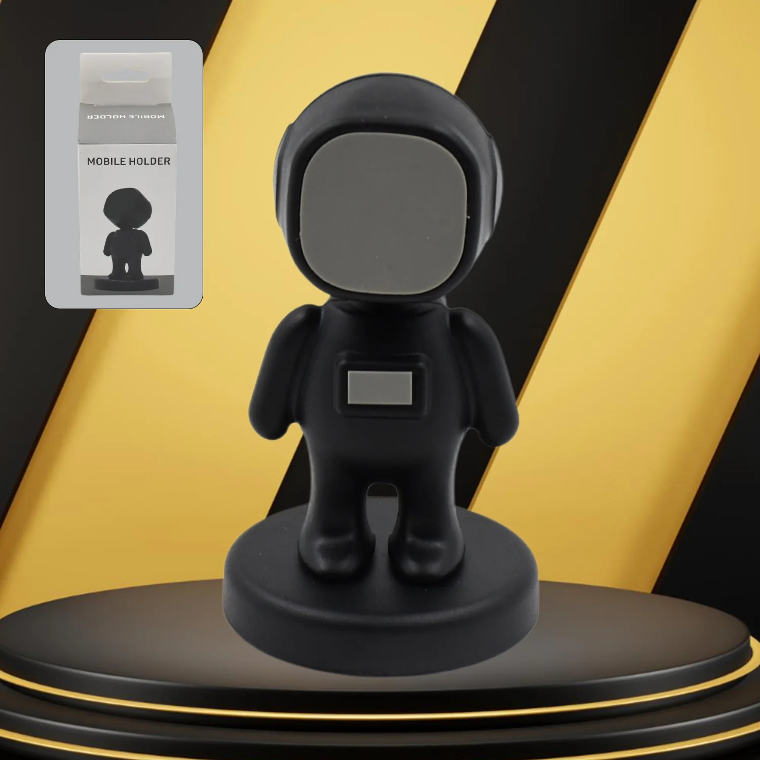 Cartoon Astronaut Magnetic Phone Holder – 360° Rotating Car Mount | Gambit - Image 3