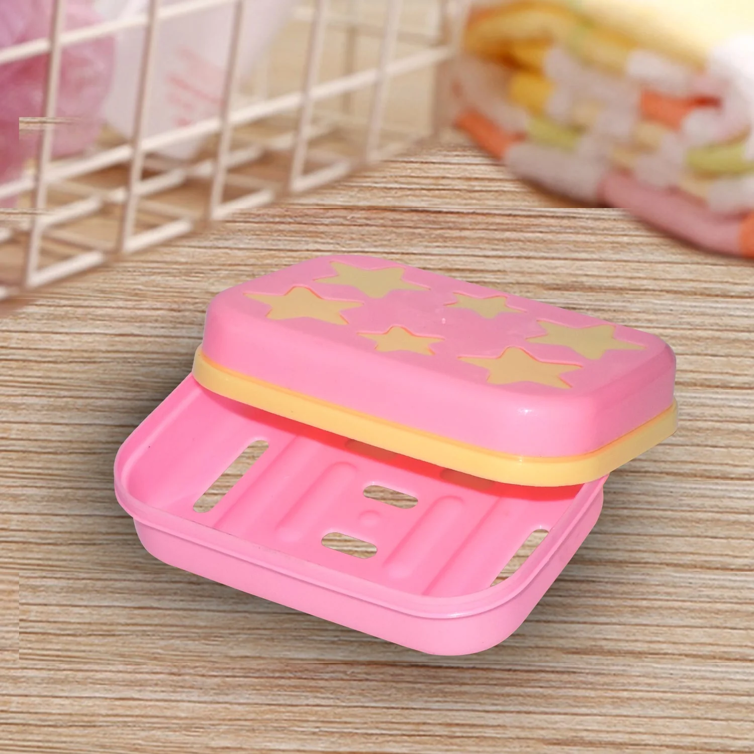 Star-Shaped Soap Case – Self-Drain Plastic Holder | VelvetBubbles - Image 5