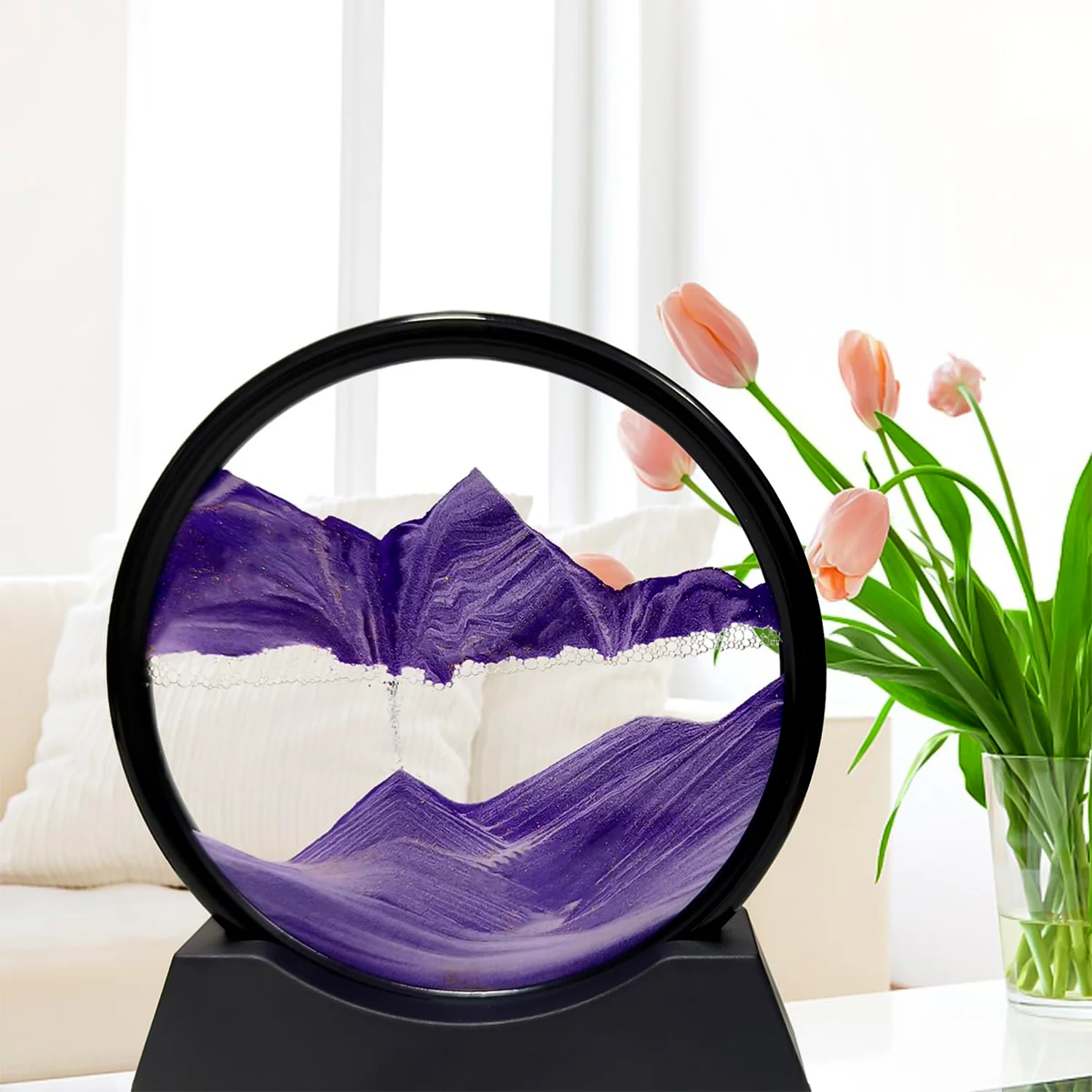 Moving Sand Art – Round Liquid Motion Decor | Styleva - Image 5