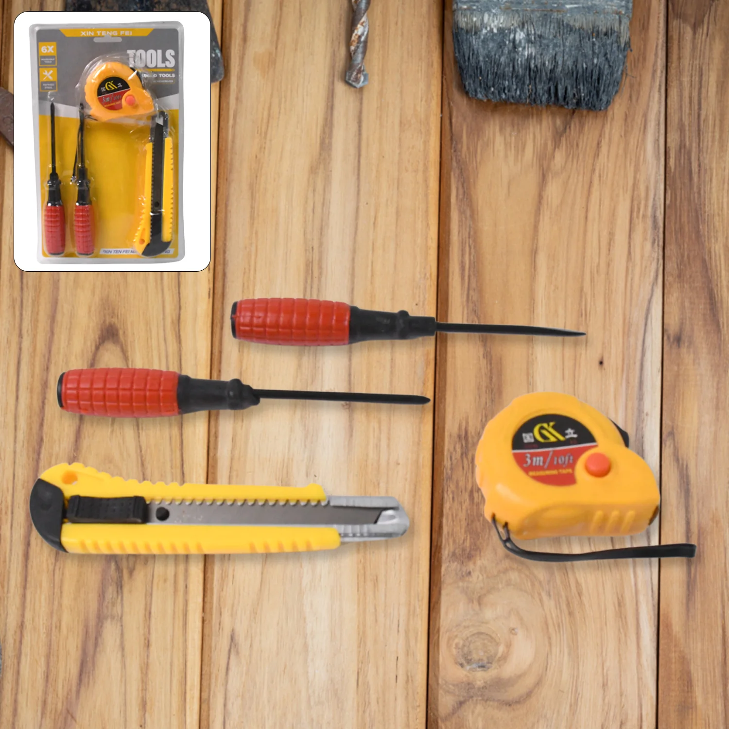 4 in 1 Hand Tool Kit – Durable, Portable Home Repair Set - Image 3
