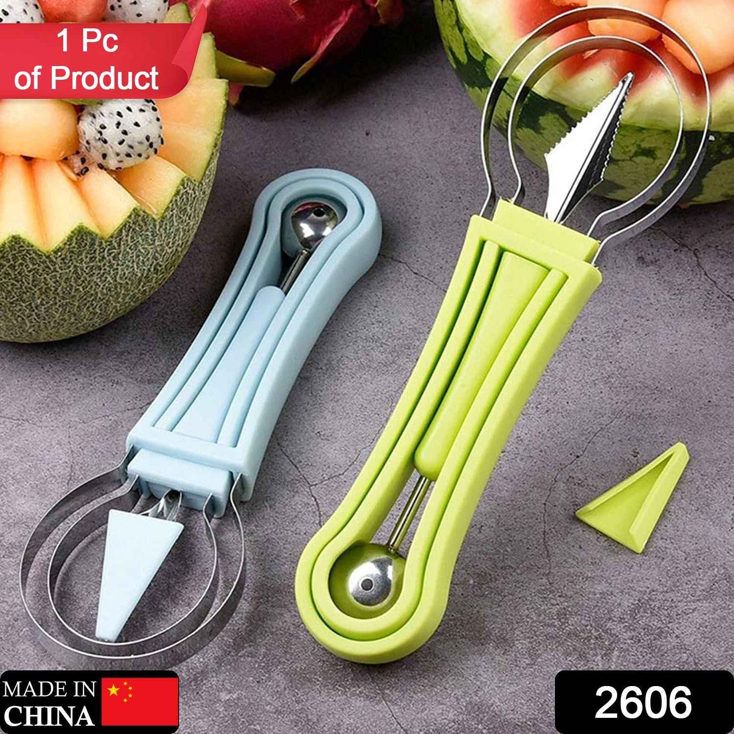 Fruit Baller & Scooper Set – 4-in-1 Stainless Steel | ChefAura - Image 2