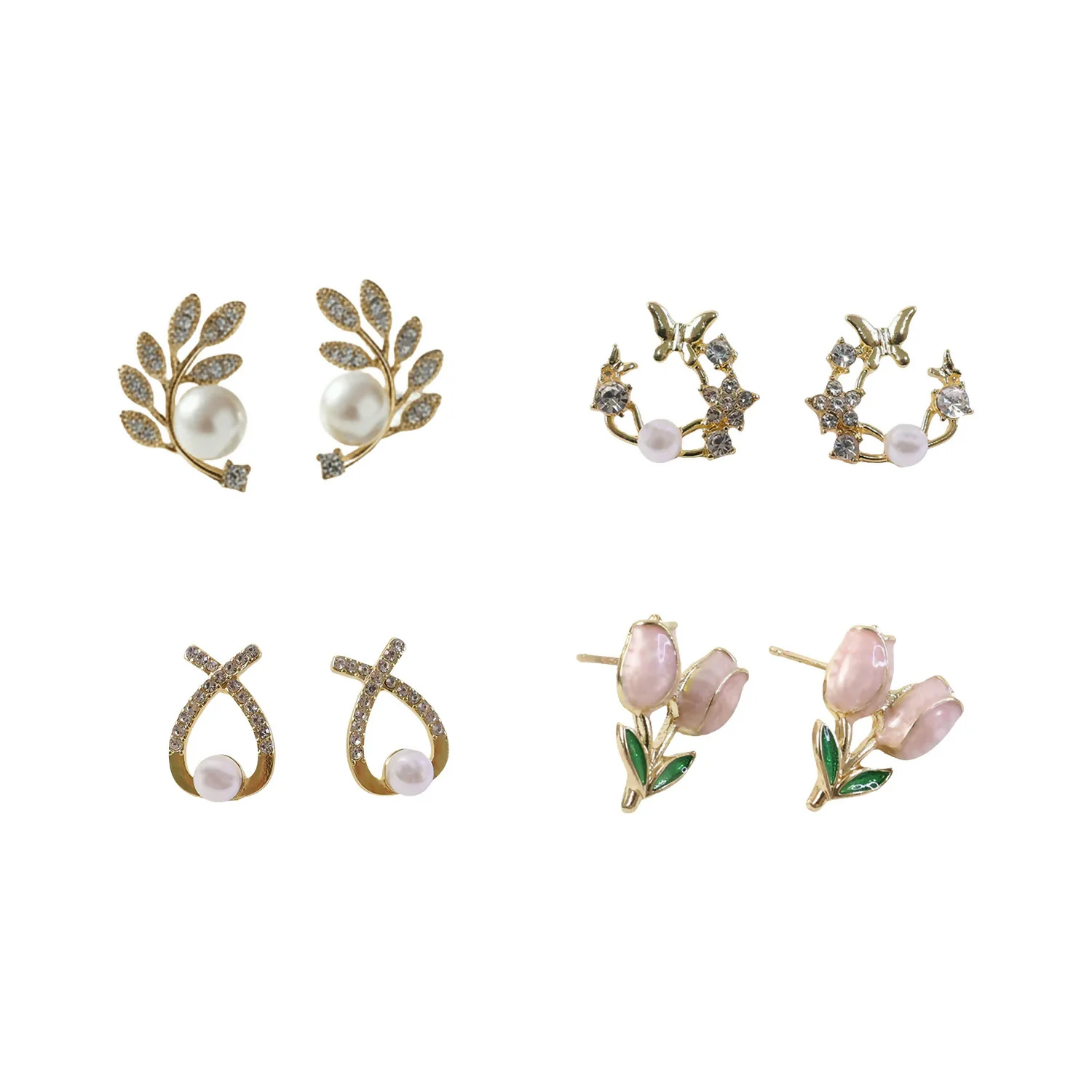 Korean Style Earrings Set – Versatile, Trendy & Elegant - Image 5
