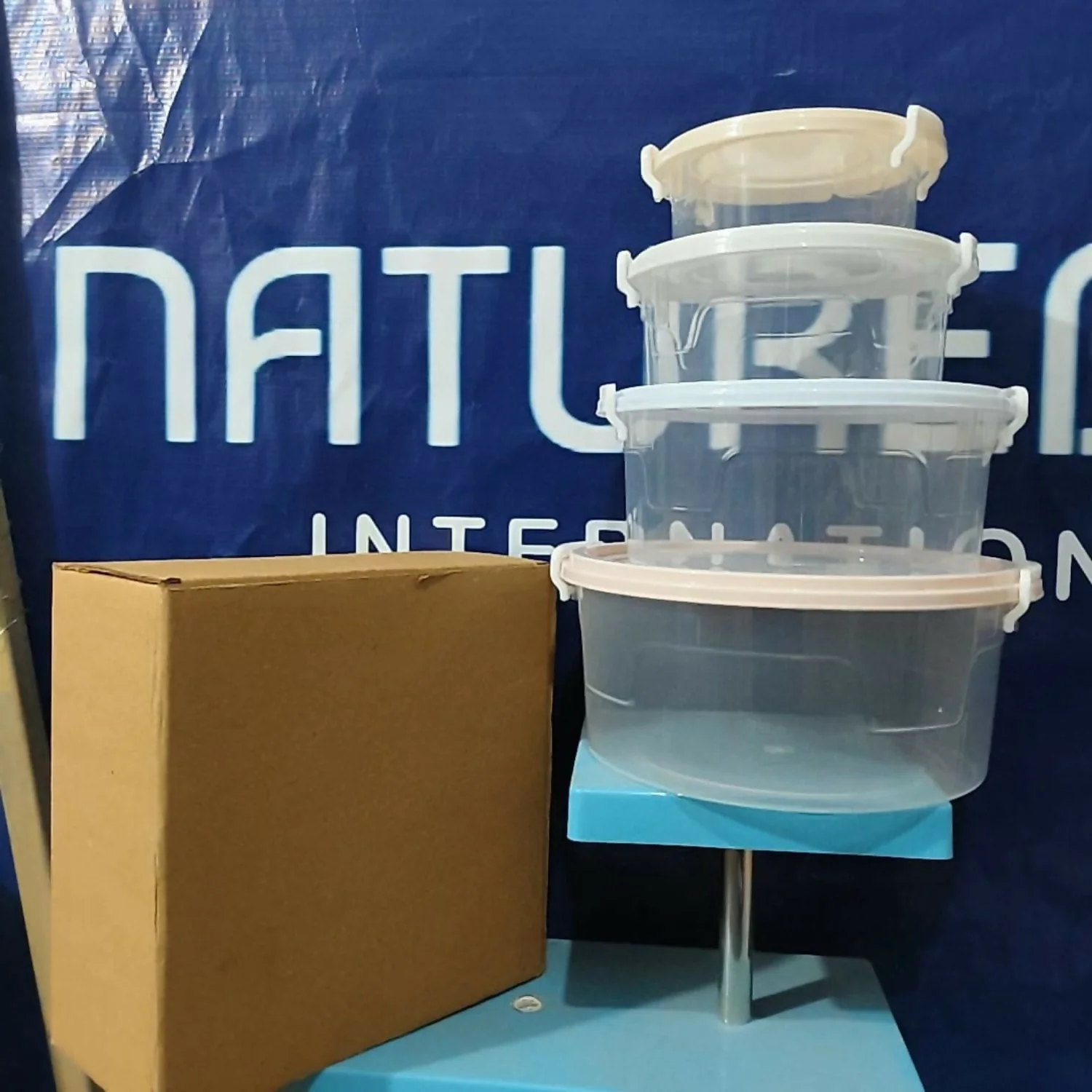 Plastic Container Set – Airtight Lock Lid 1400 ml Capacity - Image 5