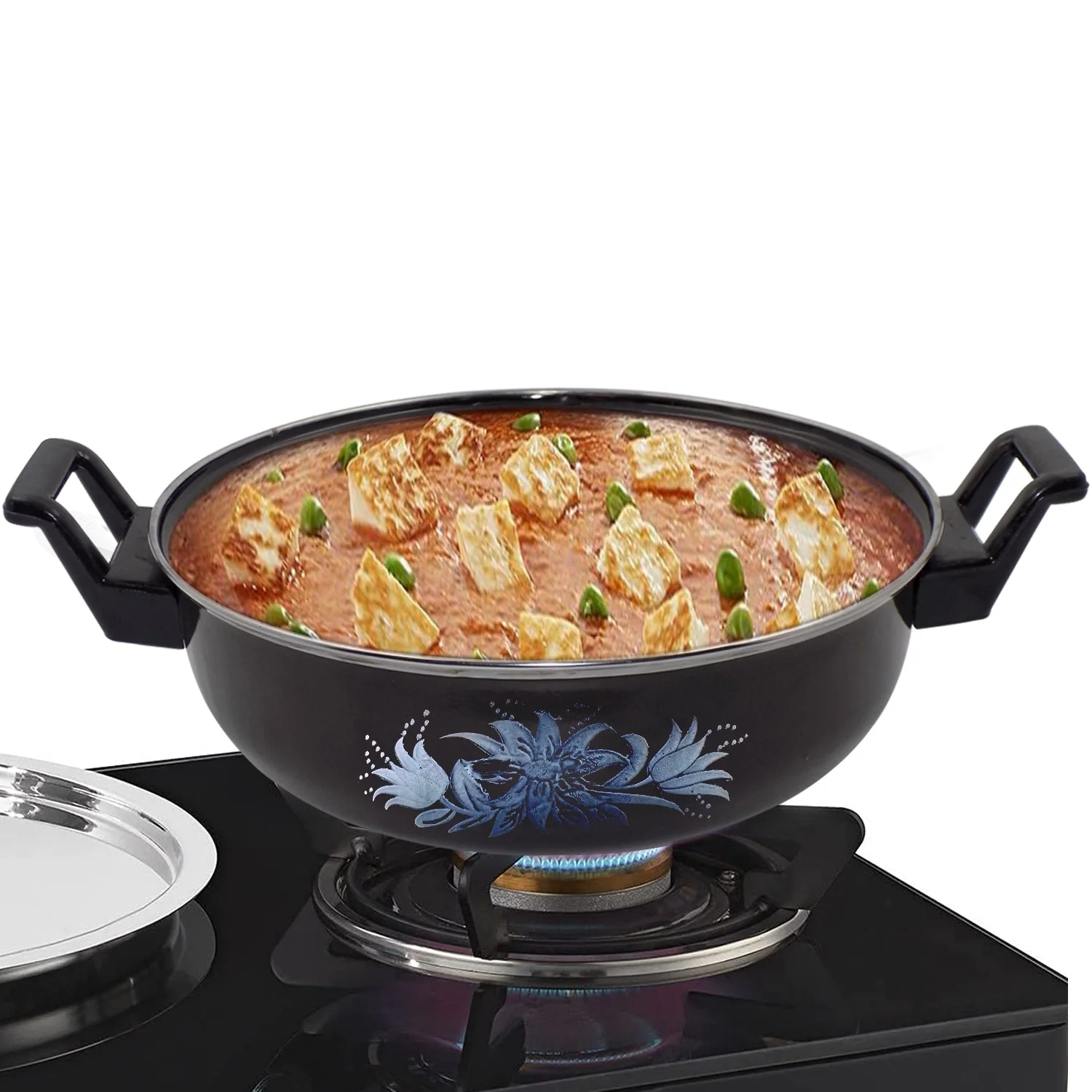 Cast Iron Kadai – Traditional 14 Inch Durable Pan | Indo Glow - Image 3