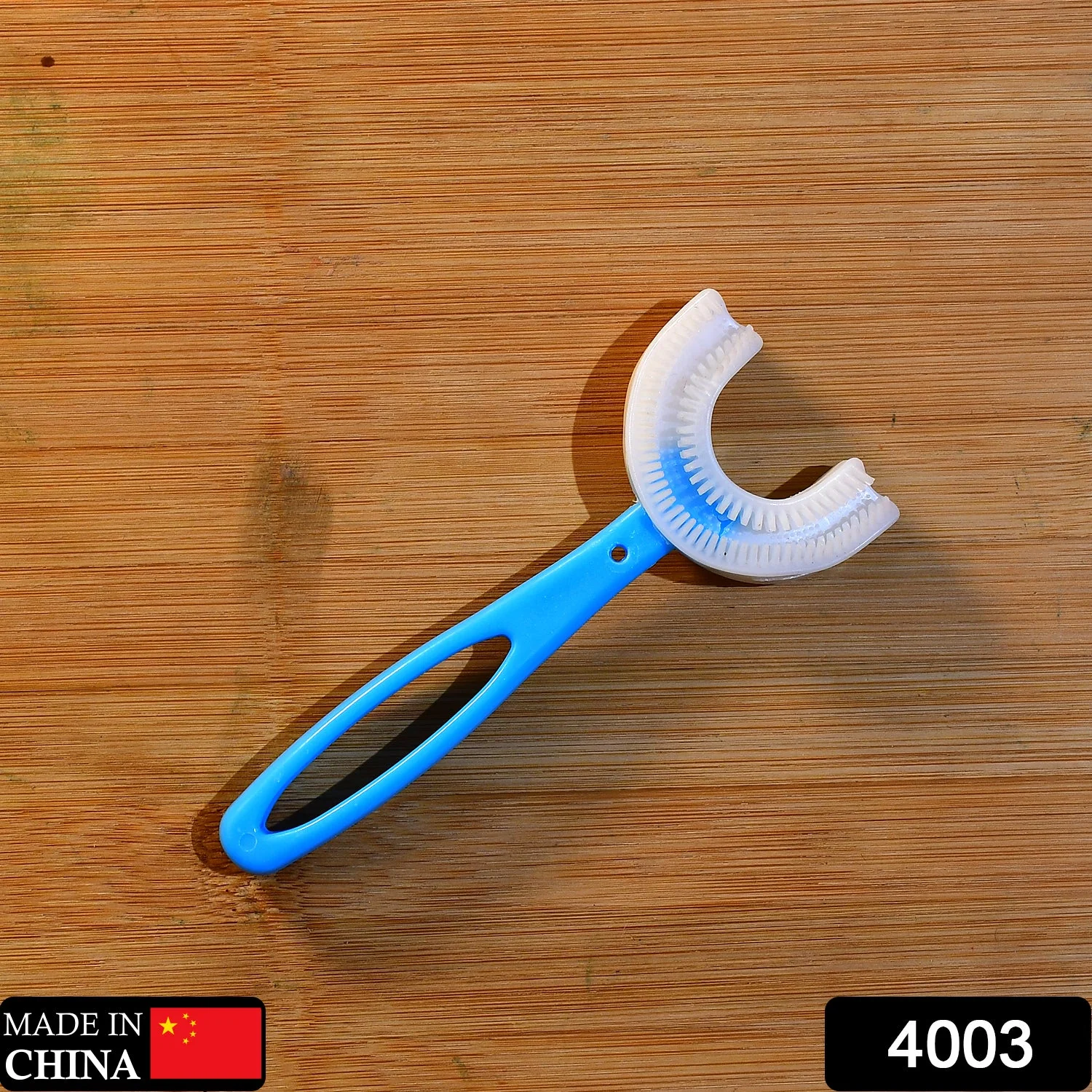 U-Shaped Toothbrush for Kids – Gentle Silicone Clean | Mini Bubbles - Image 2