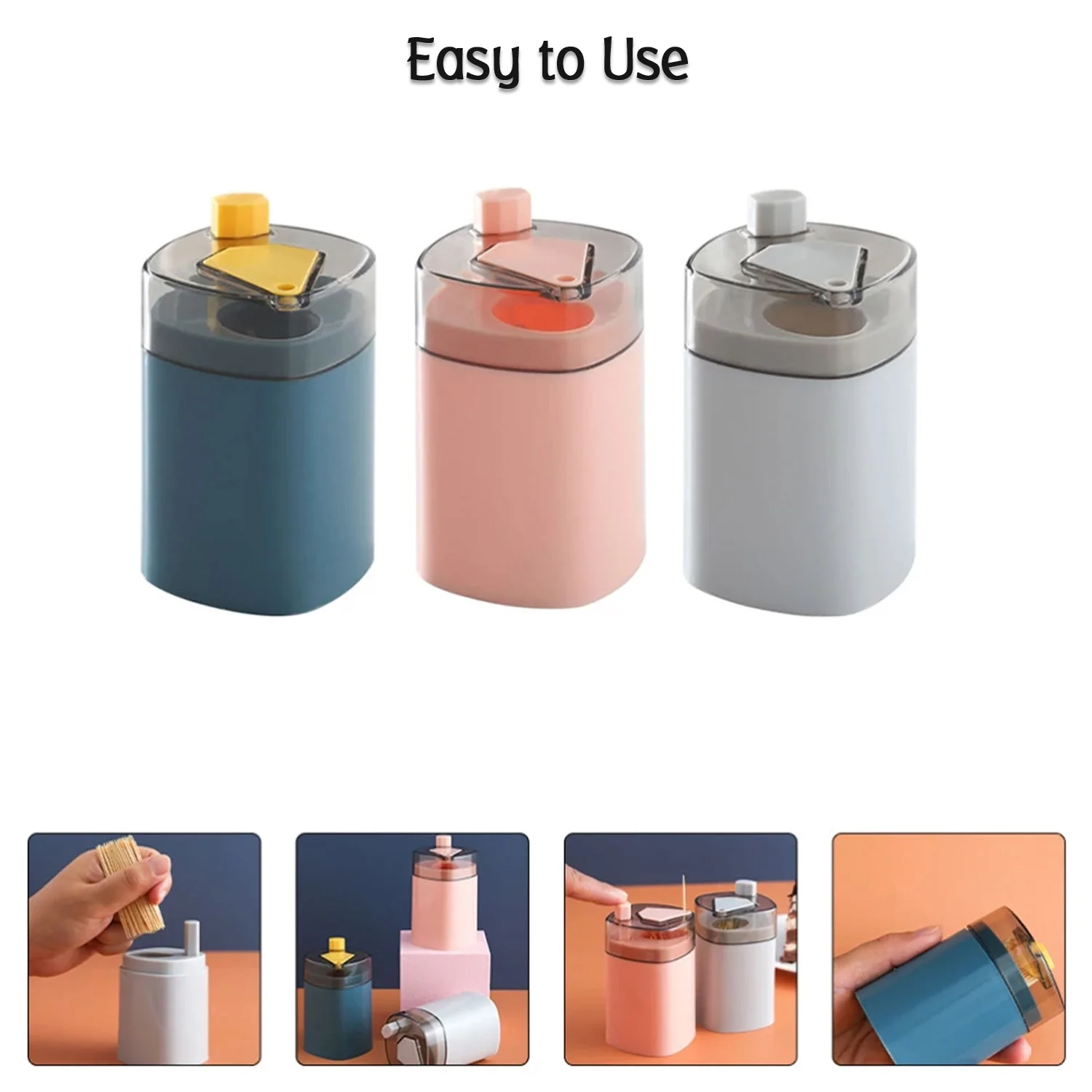 Automatic Toothpick Dispenser – Pop-Up Holder for Kitchen | Tidy Table - Image 10