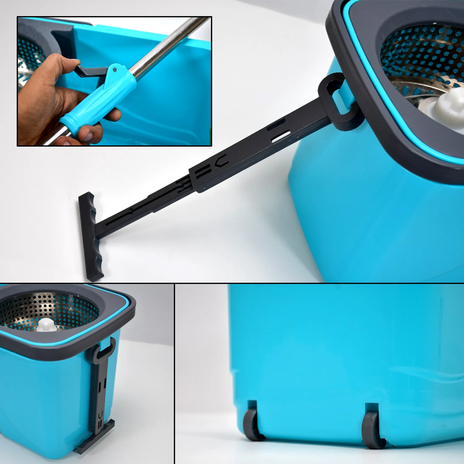 Spin Mop – Quick Floor Cleaning with Large Wheel Bucket | Pro Clean - Image 3