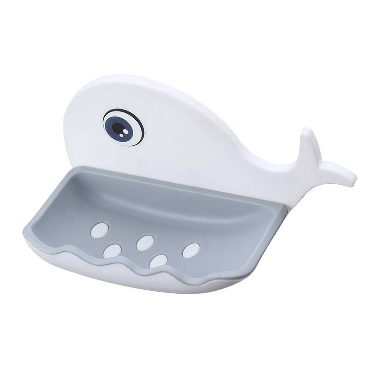 Wall Mounted Soap Holder – Fish Shape Double Layer Adhesive | VelvetBubbles - Image 4