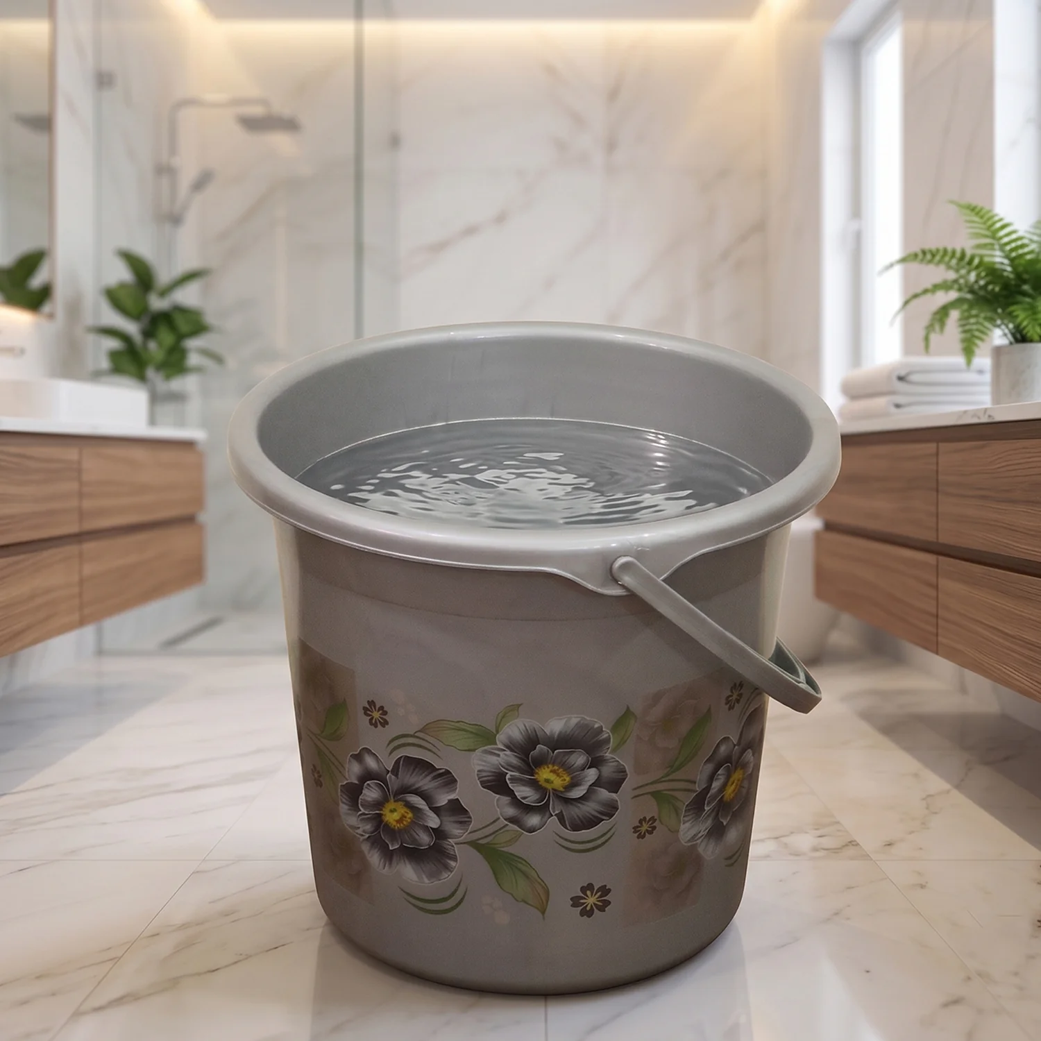 7-Piece Bathroom Set – Durable Plastic Organiser | VelvetBubbles - Image 3