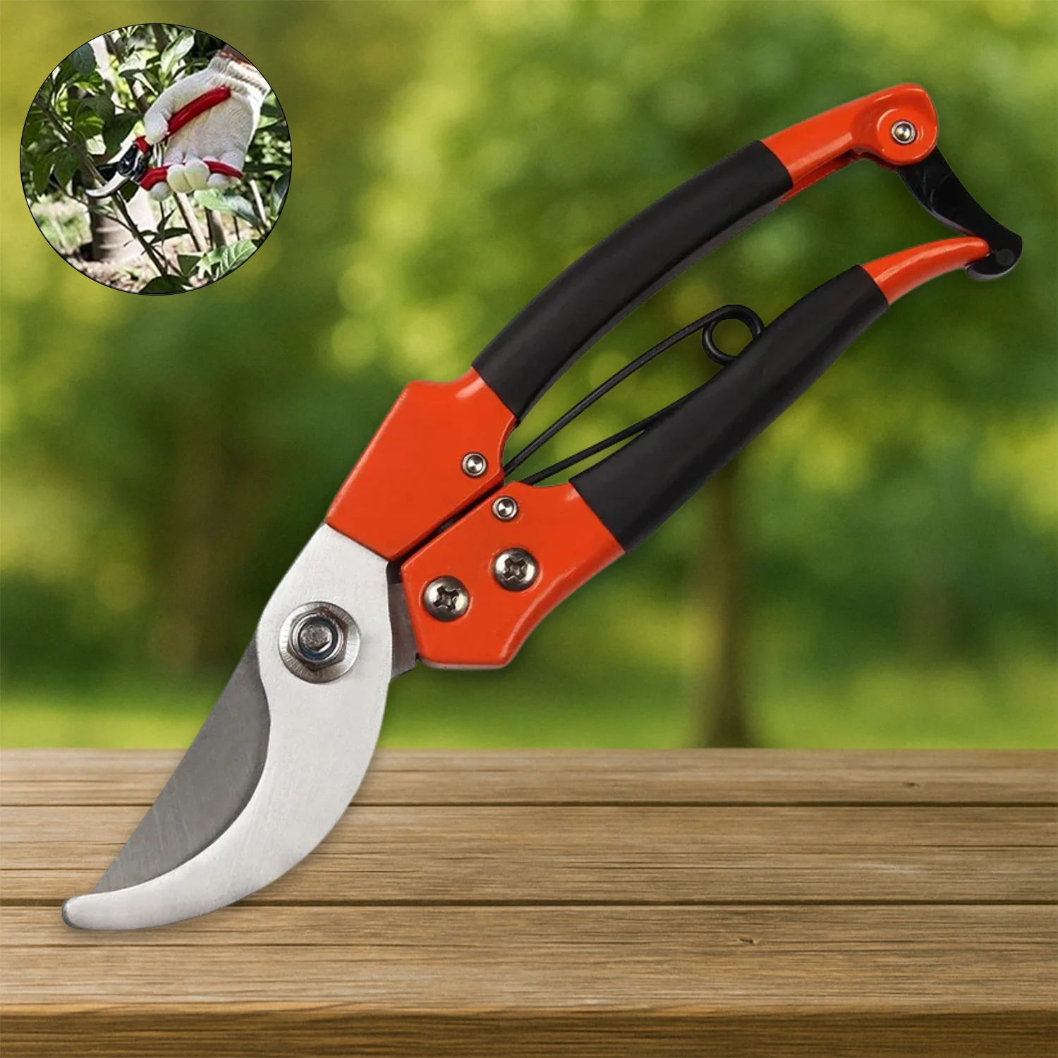 Garden Pruning Shears – Ergonomic Stainless Steel Grip | Indo Glow - Image 2