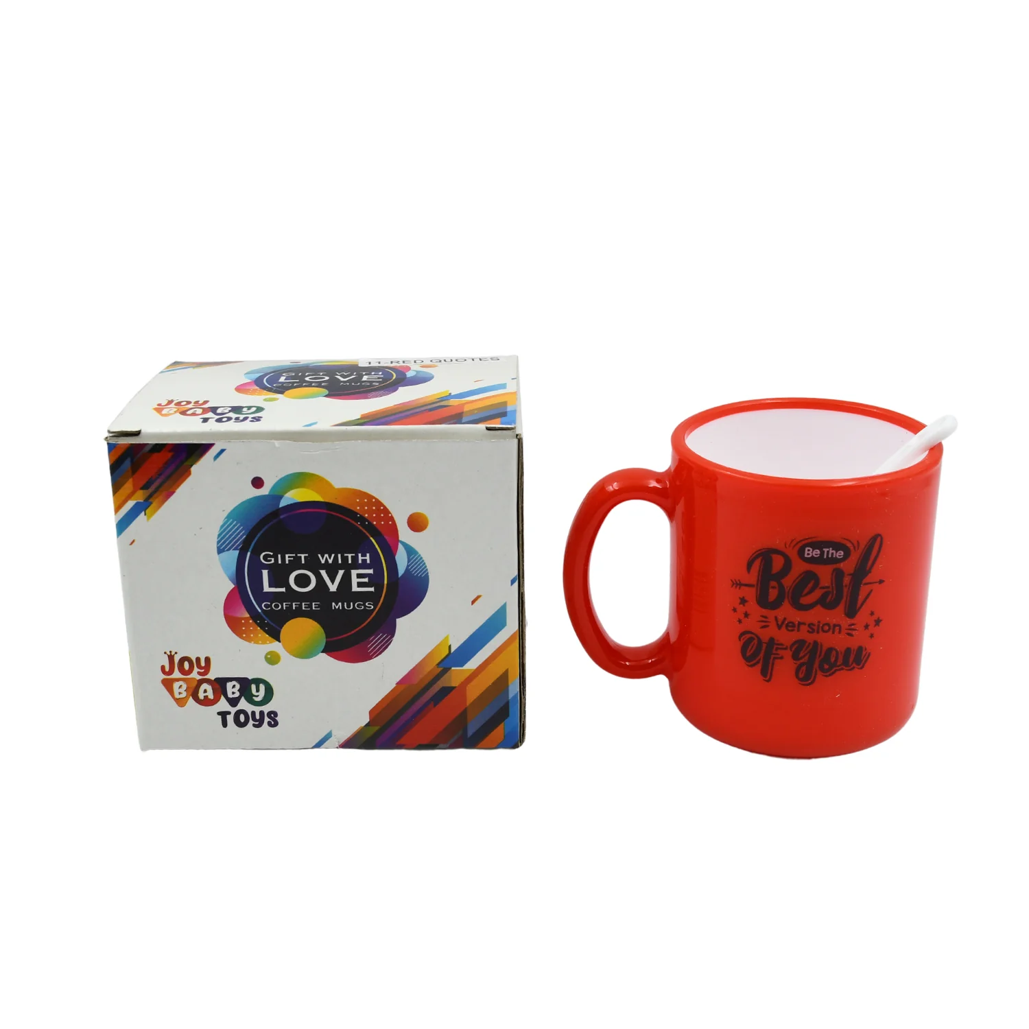 Coffee Mug with Spoon – Designer, Lead-Free Ceramic | Tidy Table - Image 6