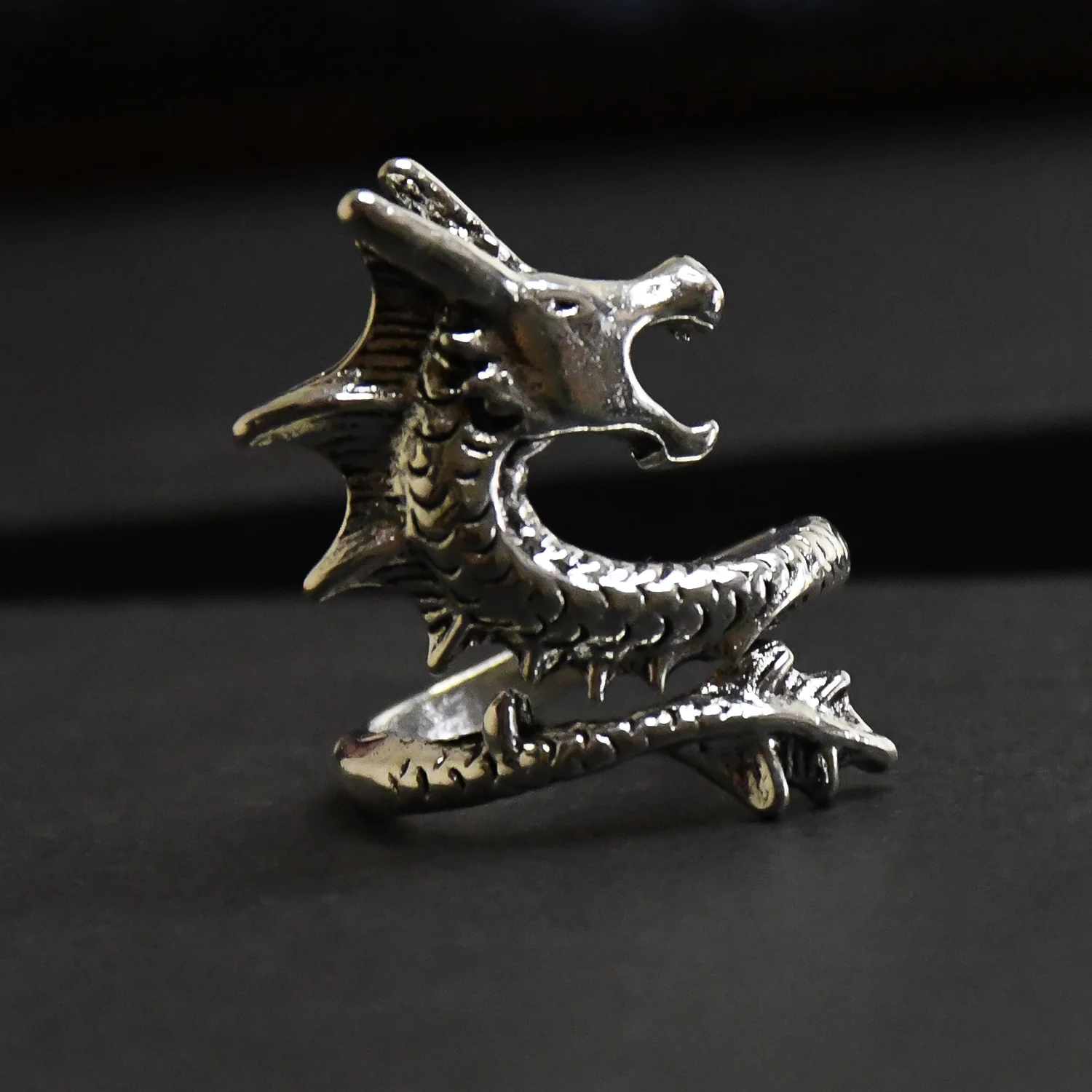 Dragon Faced Ring – Unique Craftsmanship & Style | BBJ - Image 5
