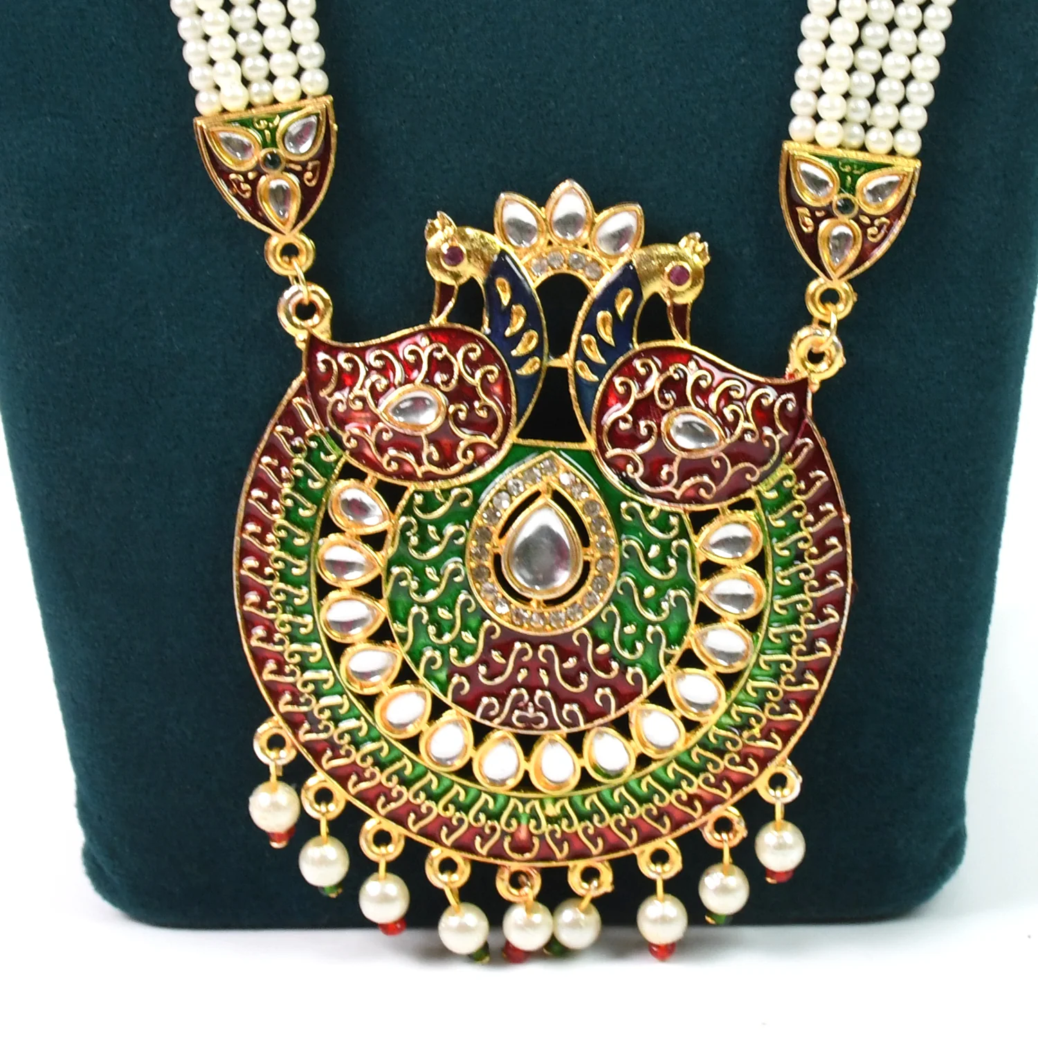 Rani Moti Har – Elegant Pearl Necklace | BW - Image 3
