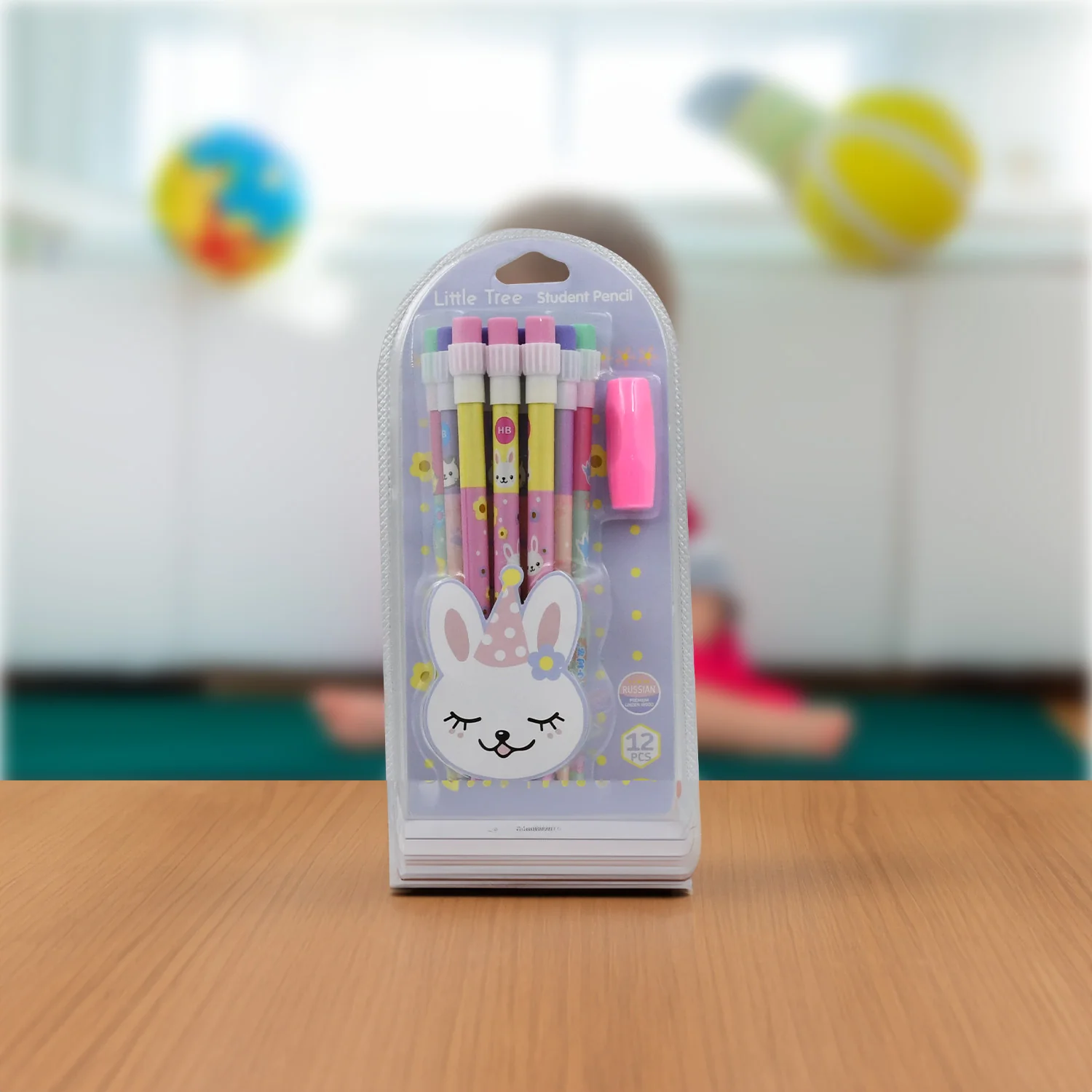 Kids Pencil Set – Cute Animal Design with Sharpener & Eraser | InkGlow - Image 7