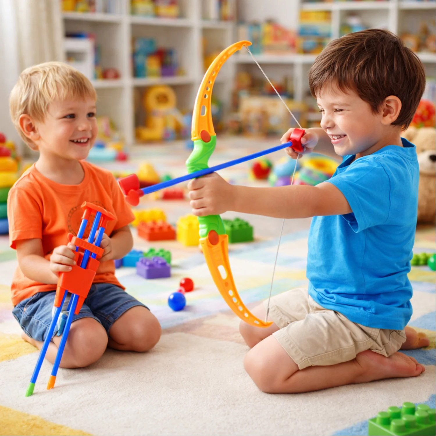 Kids Archery Set – Durable Plastic Toy with Target Board | Dollverse - Image 3