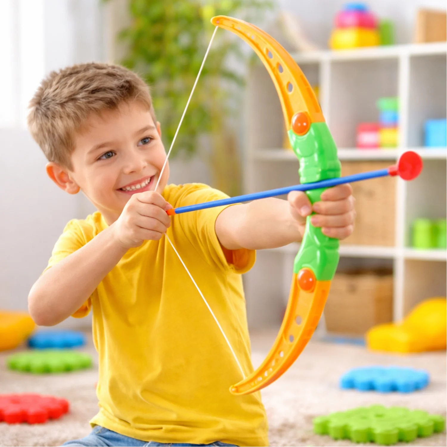 Kids Archery Set – Durable Plastic Toy with Target Board | Dollverse - Image 5
