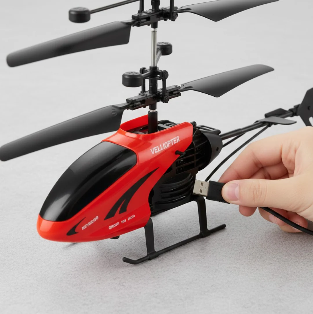 Remote Control Helicopter for Kids – USB Chargeable Toy | Spark Tots - Image 16