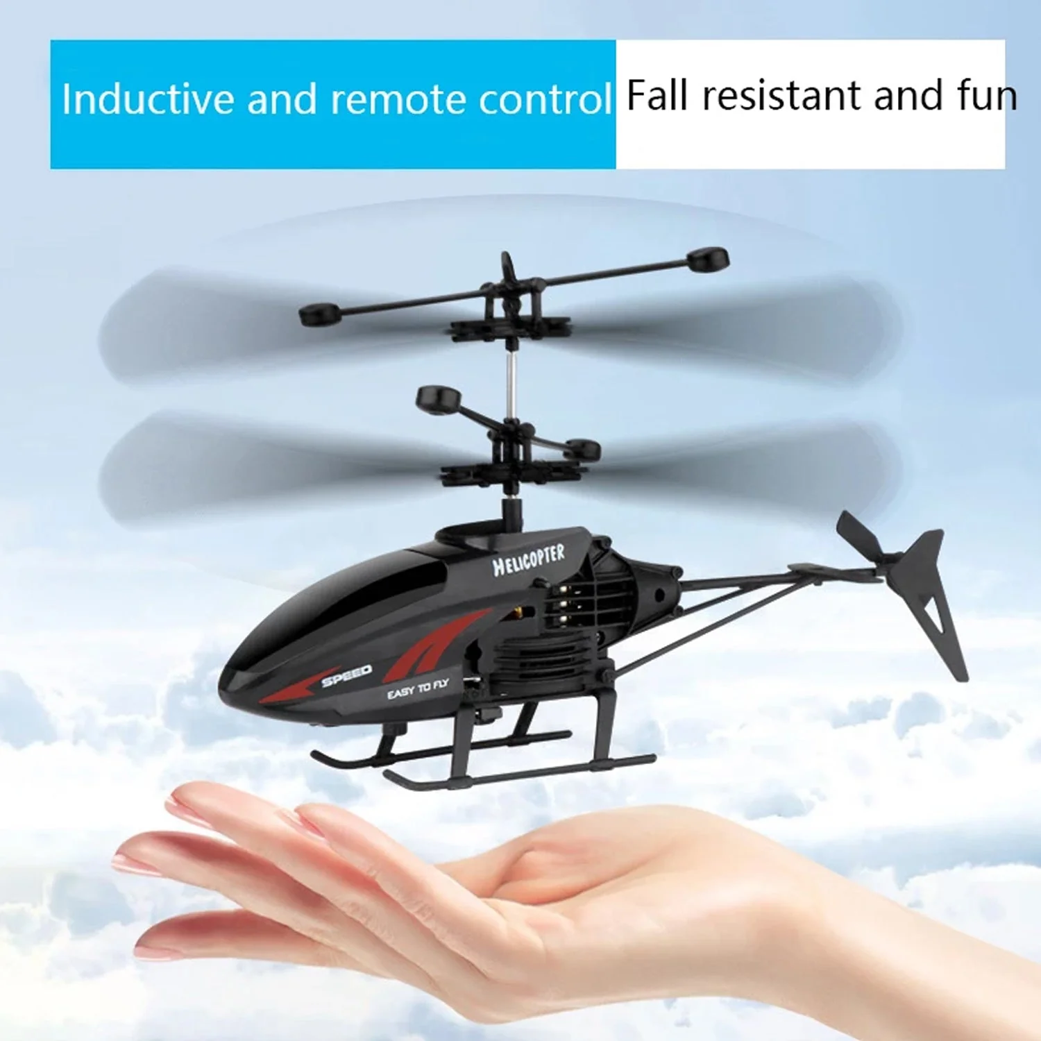 Remote Control Helicopter for Kids – USB Chargeable Toy | Spark Tots - Image 7