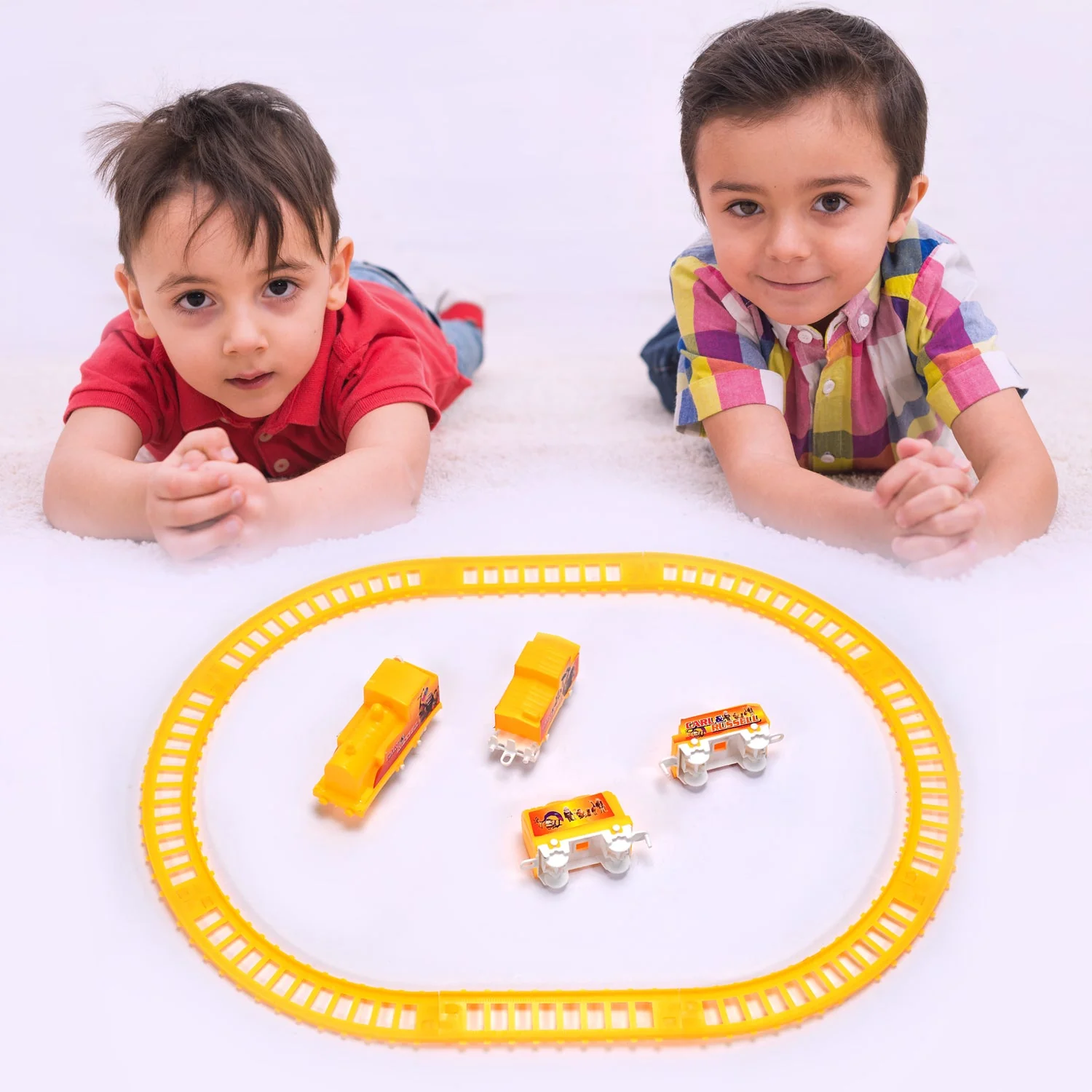 Kids Toy Train Set - Battery Operated High-Speed Play Set | Spark Tots - Image 6
