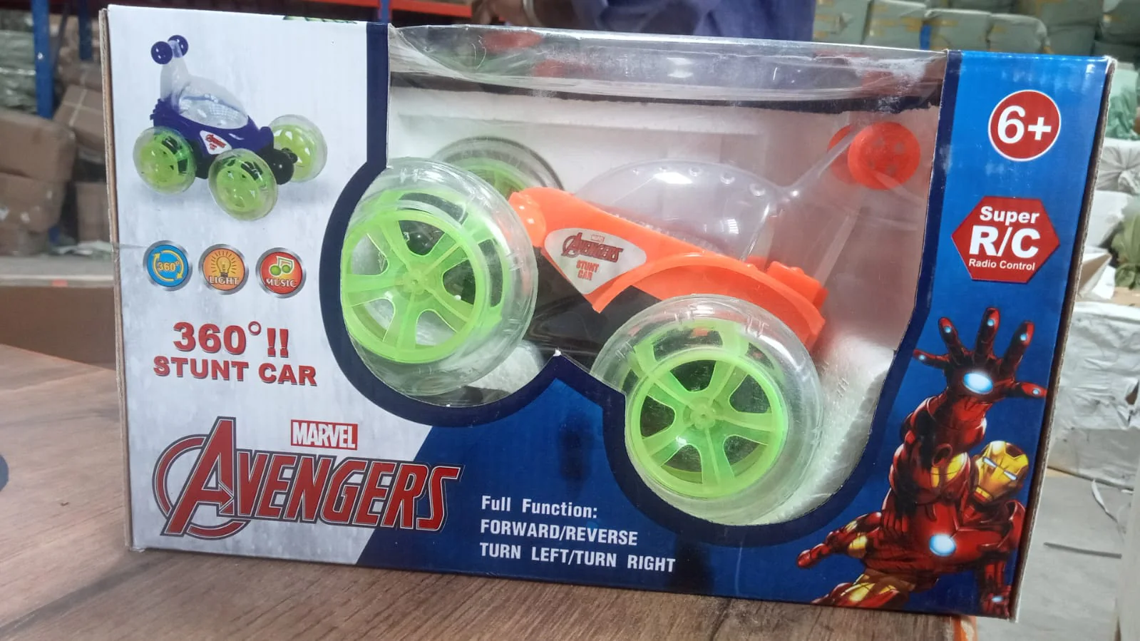 Stunt Remote Control Car – 360° Rolling, Lights & Music | Wagtail - Image 11