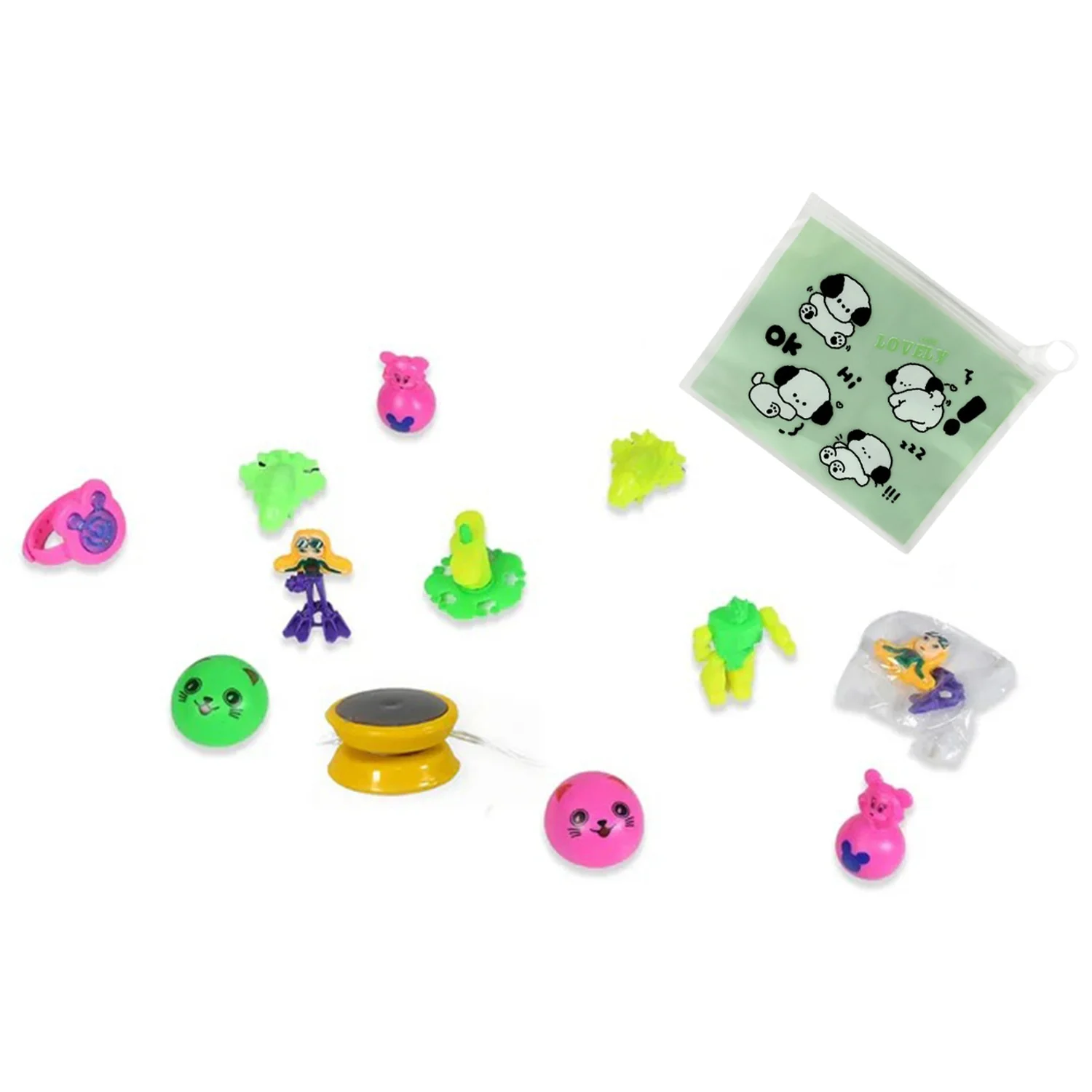 Kids' Toy Set – 12-Piece Assorted Play & Learn Pouch | Play & Move - Image 4