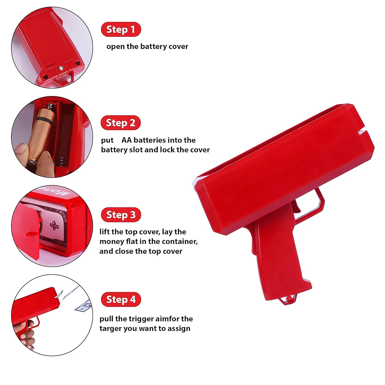Money Gun – Epic Cash Spray Shooter for Parties | Play Mancer - Image 3