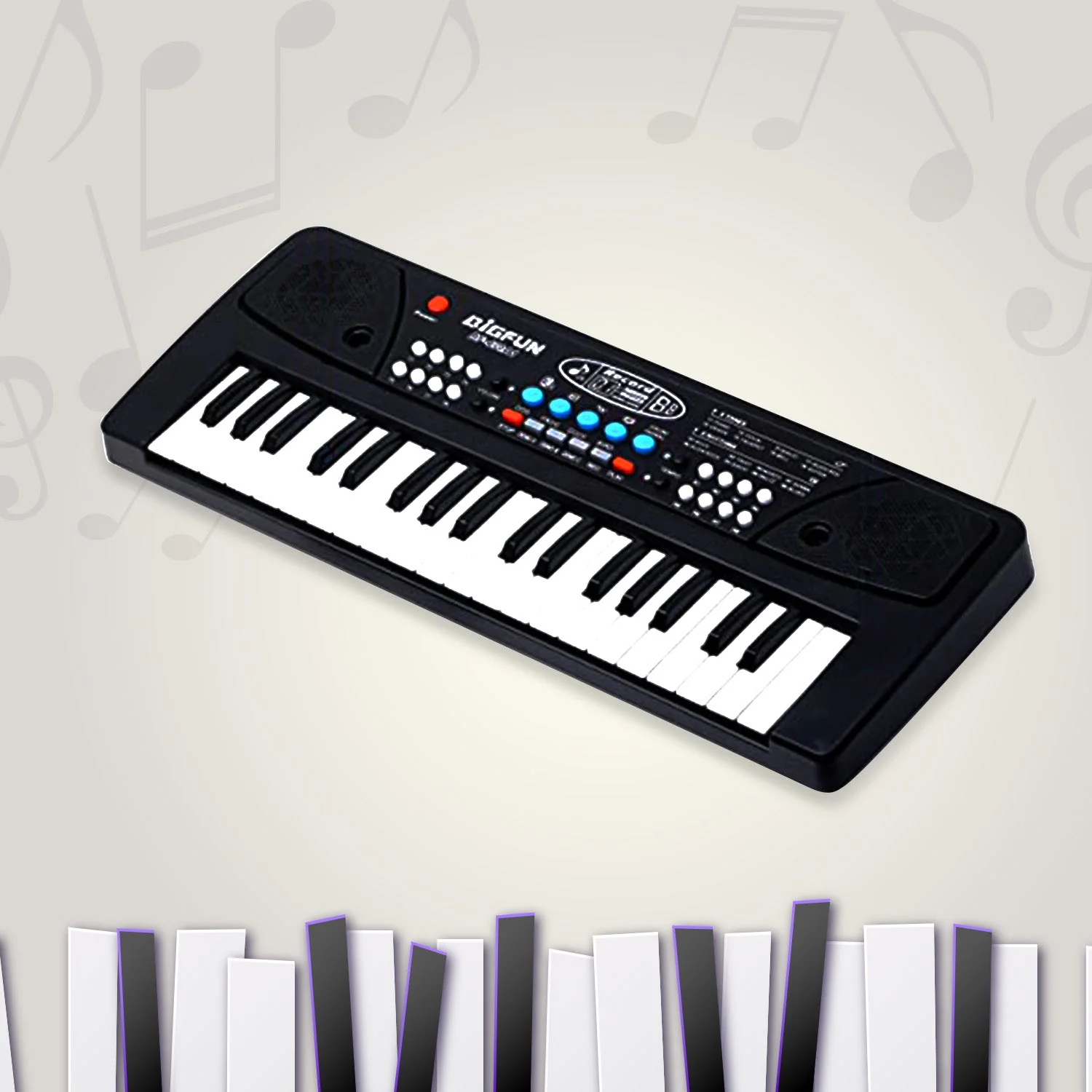 Kids Piano Keyboard – 37-Key, Mic & Record | Little Learners - Image 4