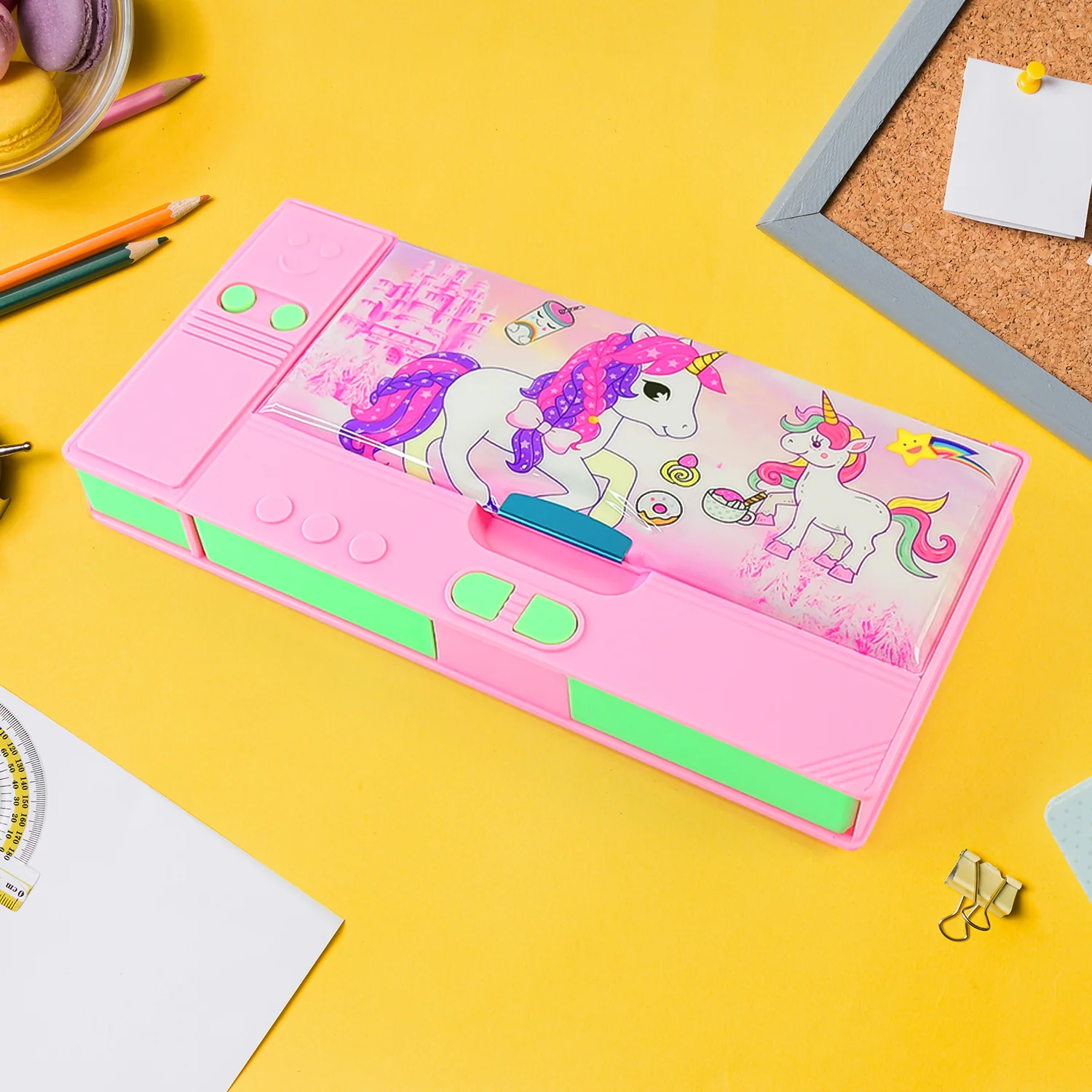 Jumbo Geometry Box – Multi-Compartment School Stationery | Writezo - Image 3