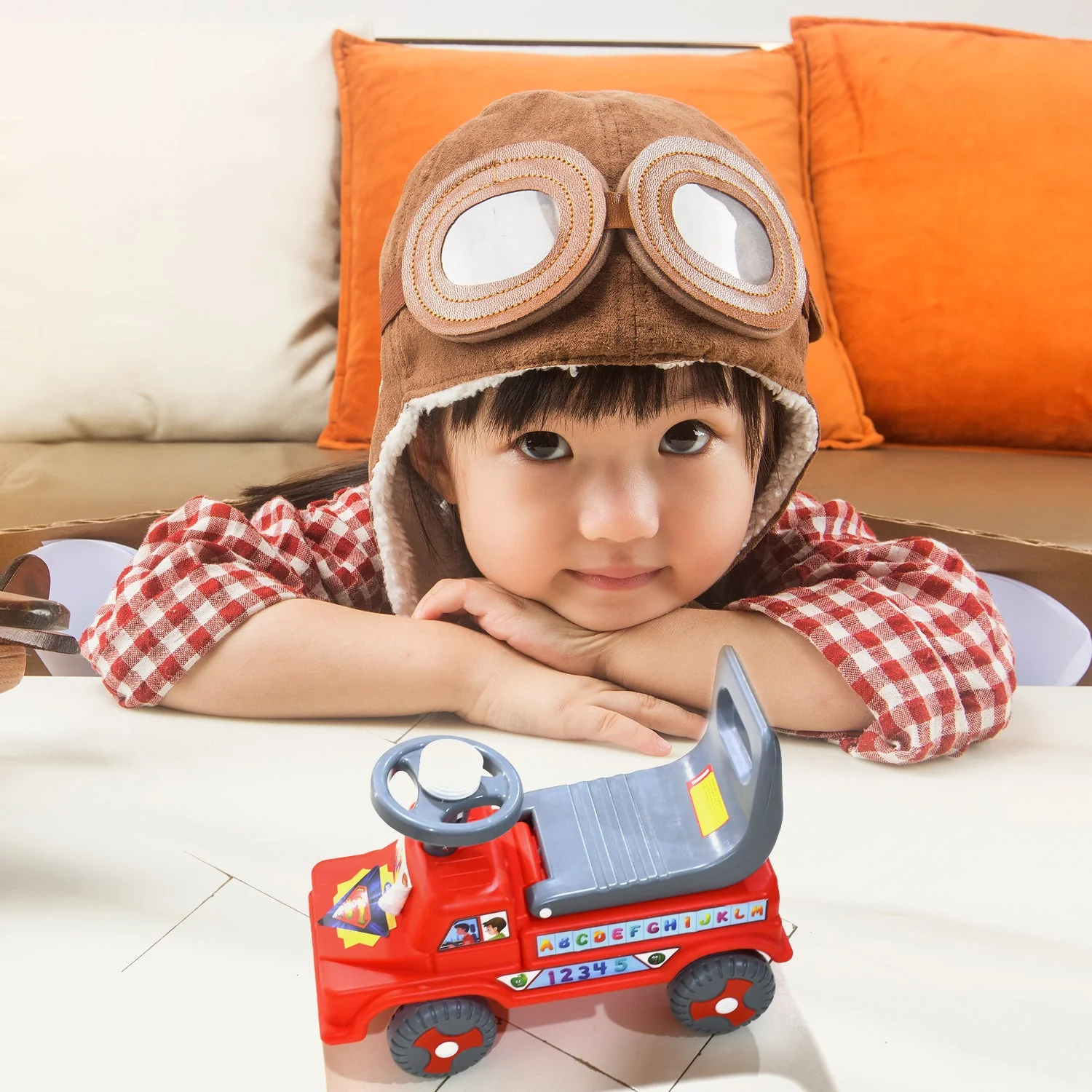 Baby Ride-On Car – Musical Push Toy for Toddlers | Little Learners - Image 3