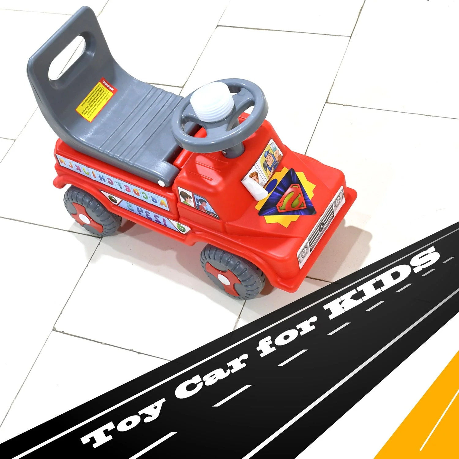 Baby Ride-On Car – Musical Push Toy for Toddlers | Little Learners - Image 4