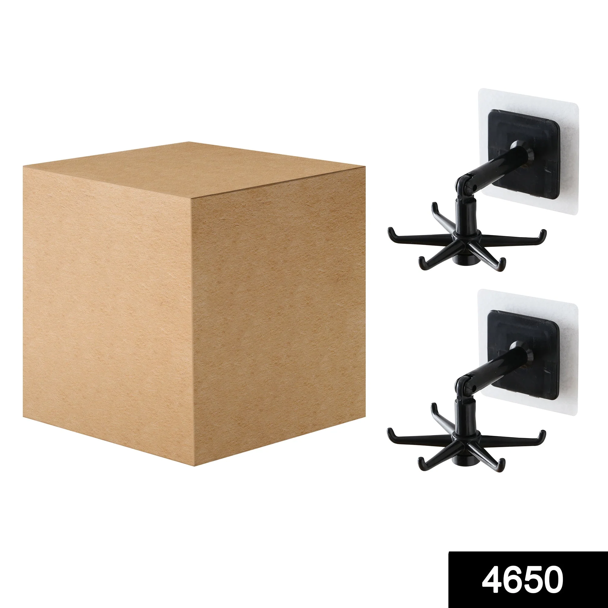 Rotatable Hooks – 360° Swivel, Damage-Free (Pack of 2) | GlimmerHome - Image 2