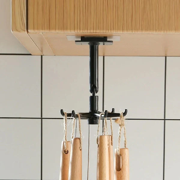 Rotatable Hooks – 360° Swivel, Damage-Free (Pack of 2) | GlimmerHome - Image 5