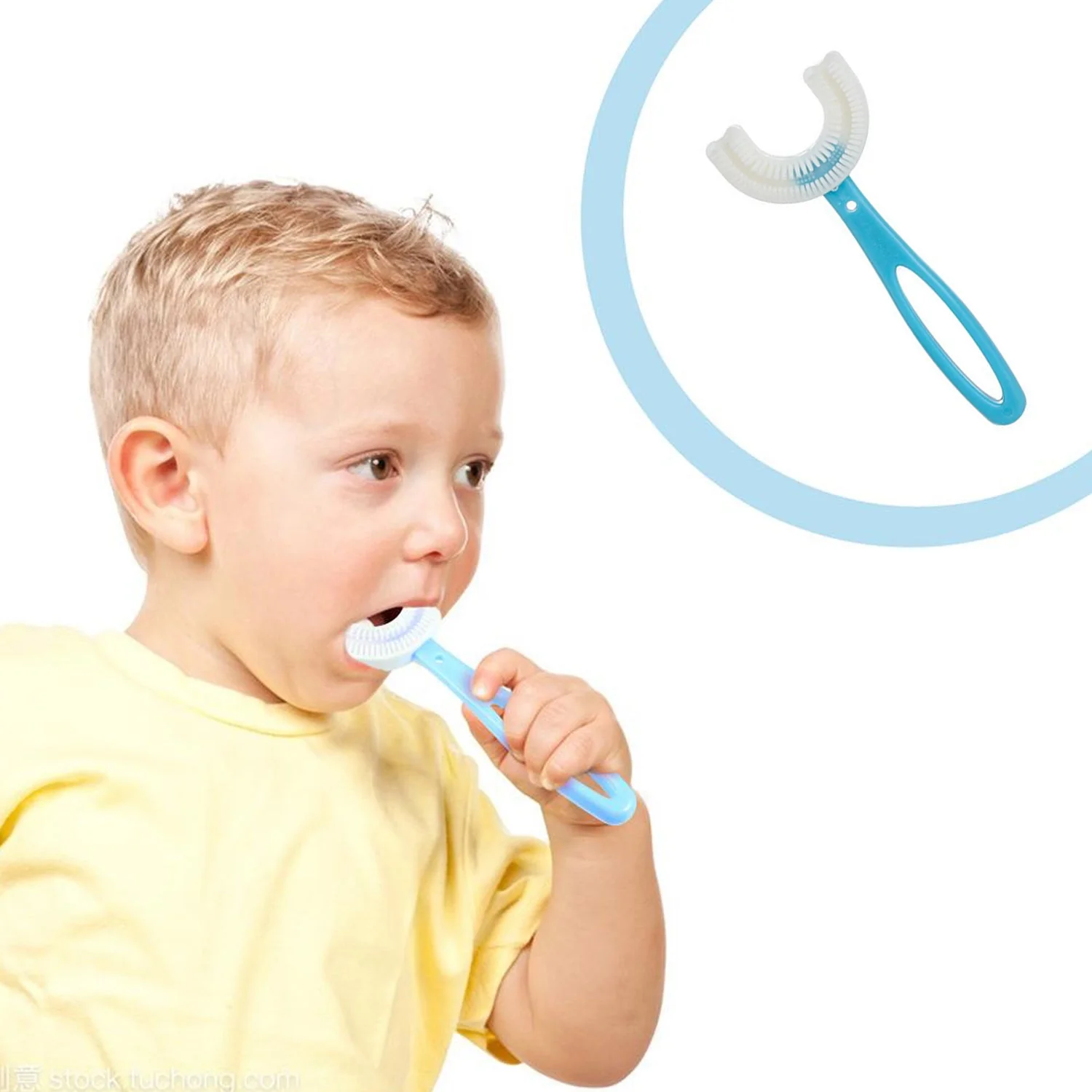Kids U-Shaped Toothbrush – Gentle Cleaning for Toddlers | Mini Bubbles - Image 8